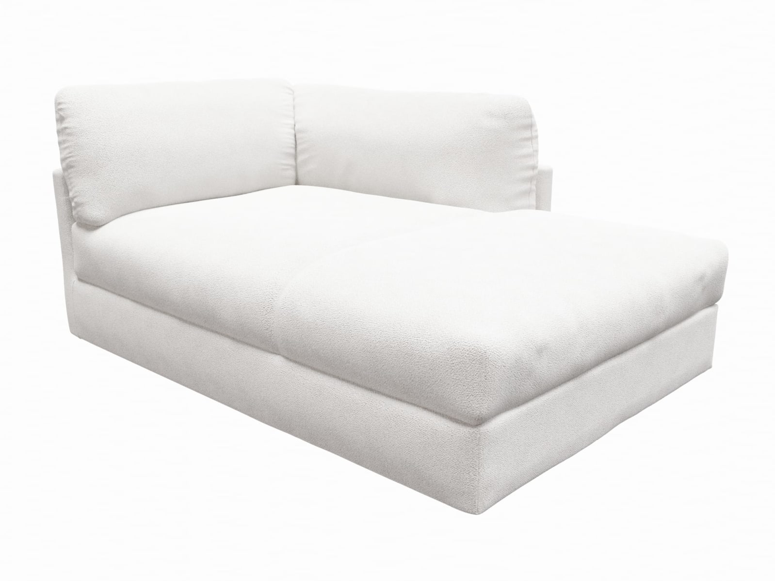 Finley Noa Fog Right Arm Facing Chaise Module color Noa Fog