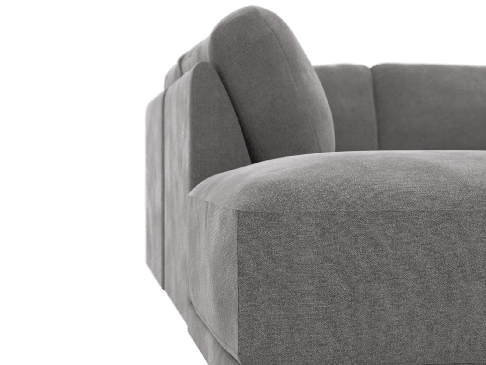 Emily Tribute Storm Modular Sofa - 6 Seater color Tribute Storm