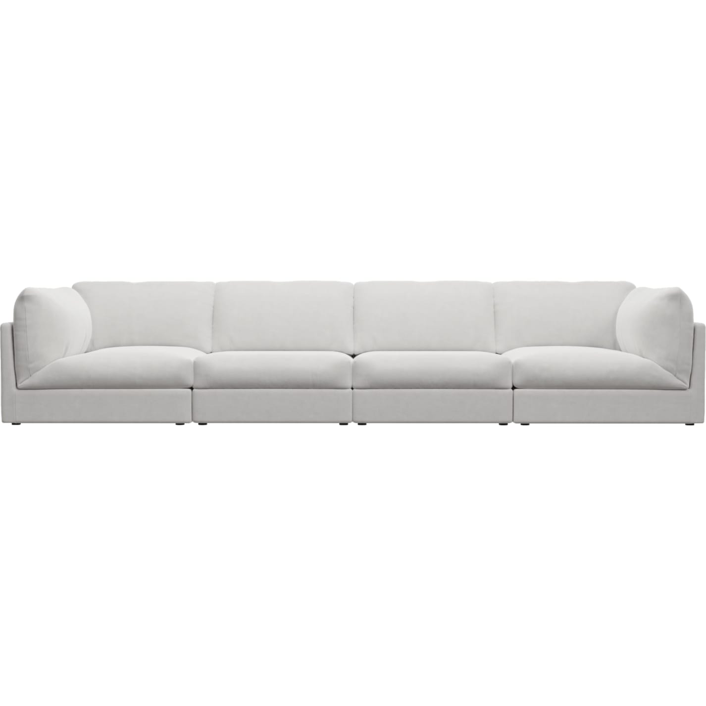 Finley Muse Frost Modular Sofa - 4 Seater color Muse Frost