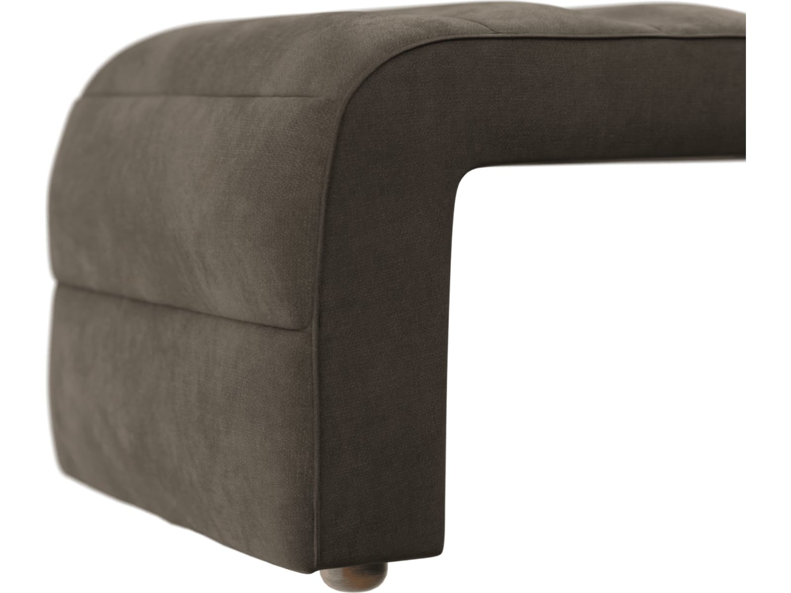 Maeve Bench Muse Mink color Muse Mink