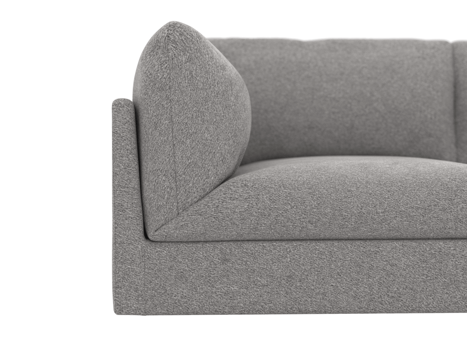 Finley Toorak Pebble Modular Sofa - 3 Seater color Toorak Pebble