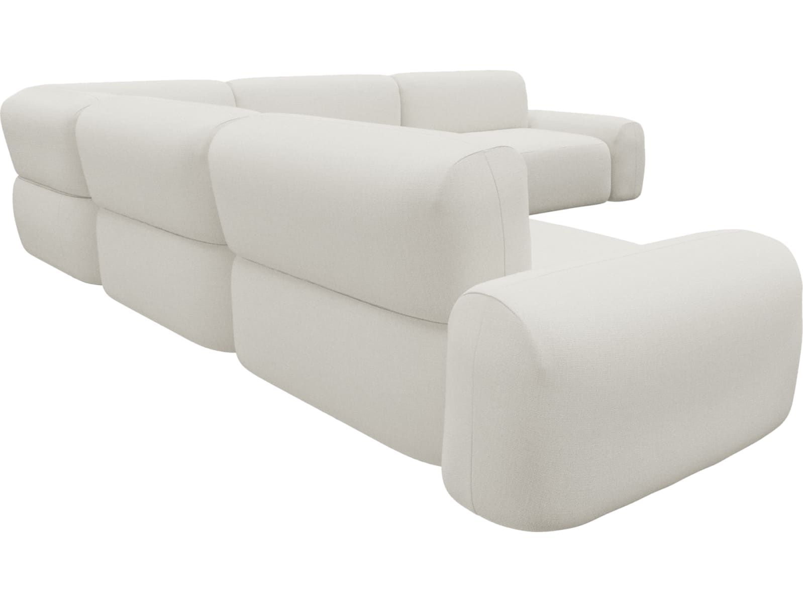 Beckett Tribute Shell Modular Corner Sofa - 7 Piece color Tribute Shell