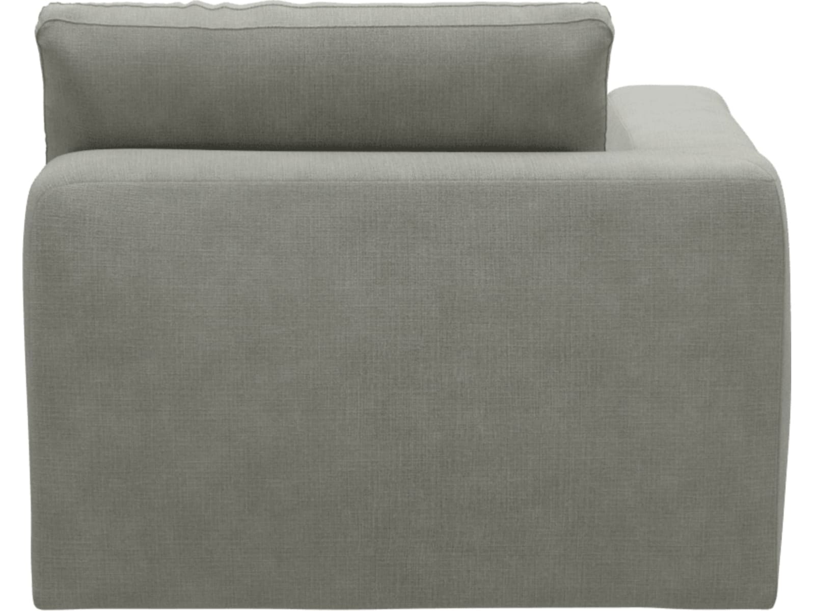 Cloud Deep Chaise Left Module Toorak Pebble color Toorak Pebble