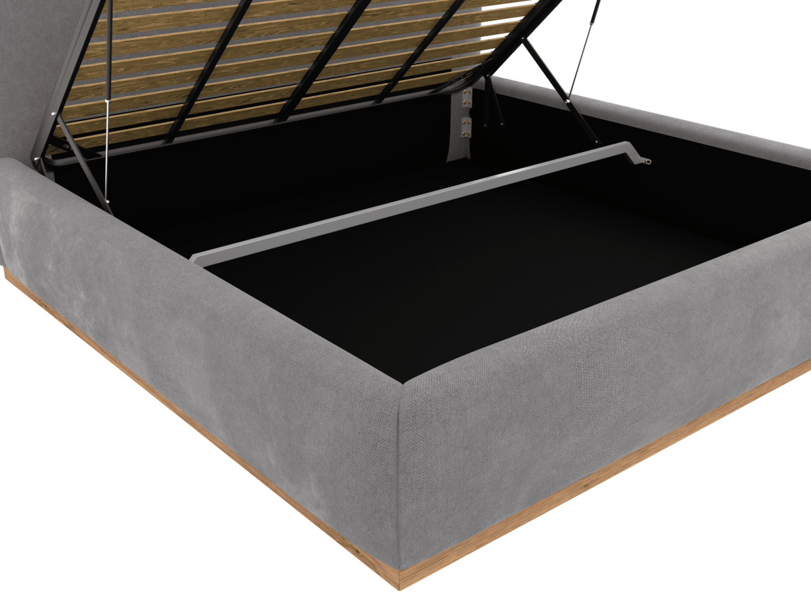 Haven Gas Lift Bed View Steel King color View Steel