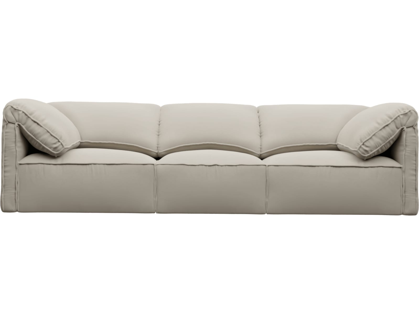 Kai Isla Sea Pearl Modular Sofa - 3 Seater color Isla Sea Pearl