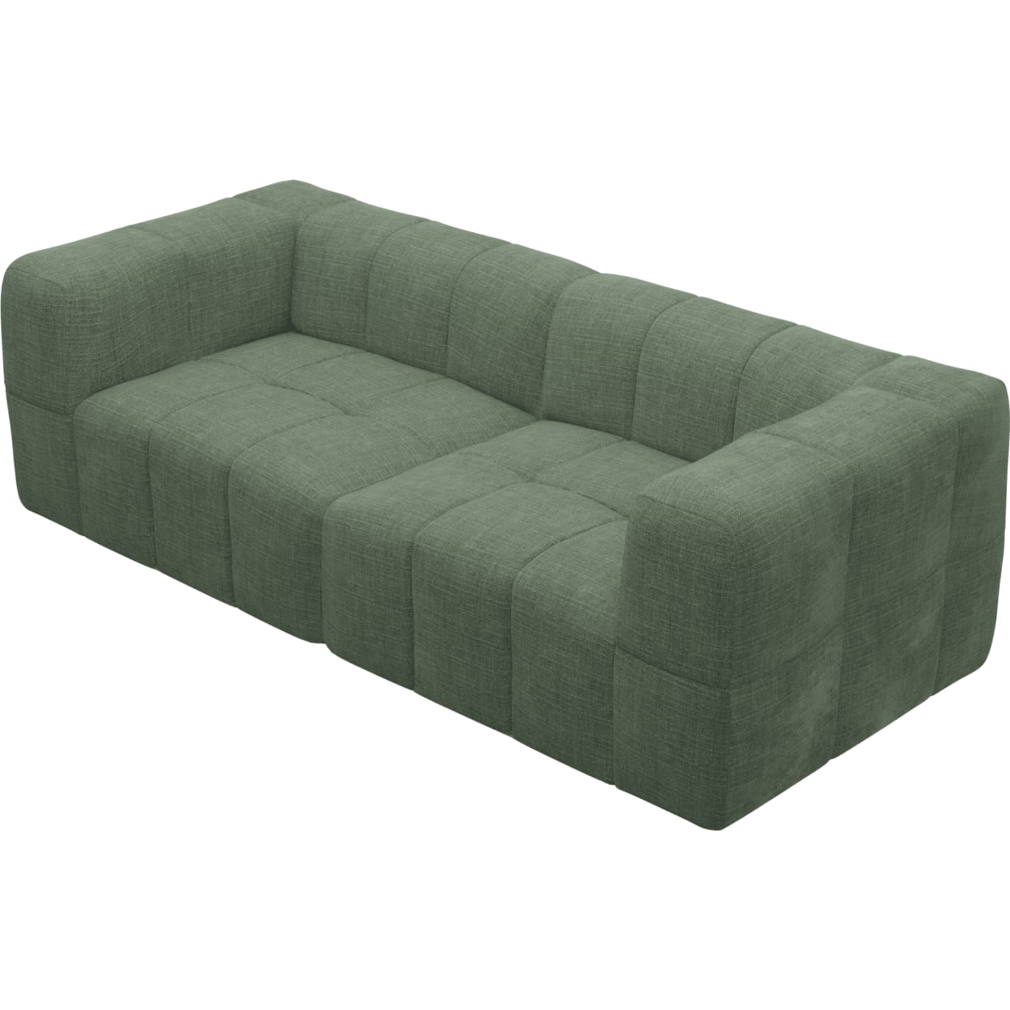 Lucello Tribute Dark Jade Modular Sofa - 2 Piece color Tribute Dark Jade
