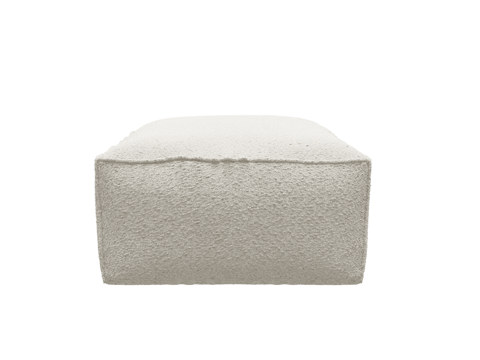 Riley Apt Boucle Ivory Ottoman color Boucle Ivory