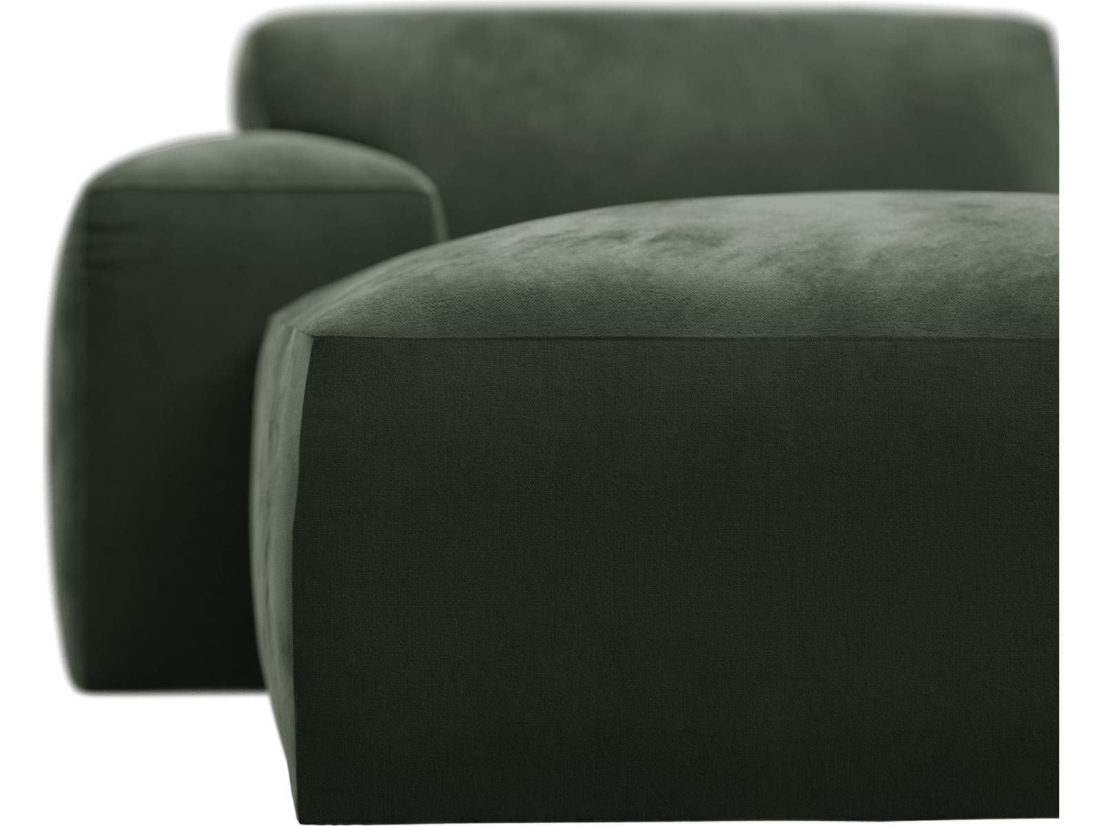 Copenhagen Muse Forest Left Arm Facing Chaise Module color Muse Forest