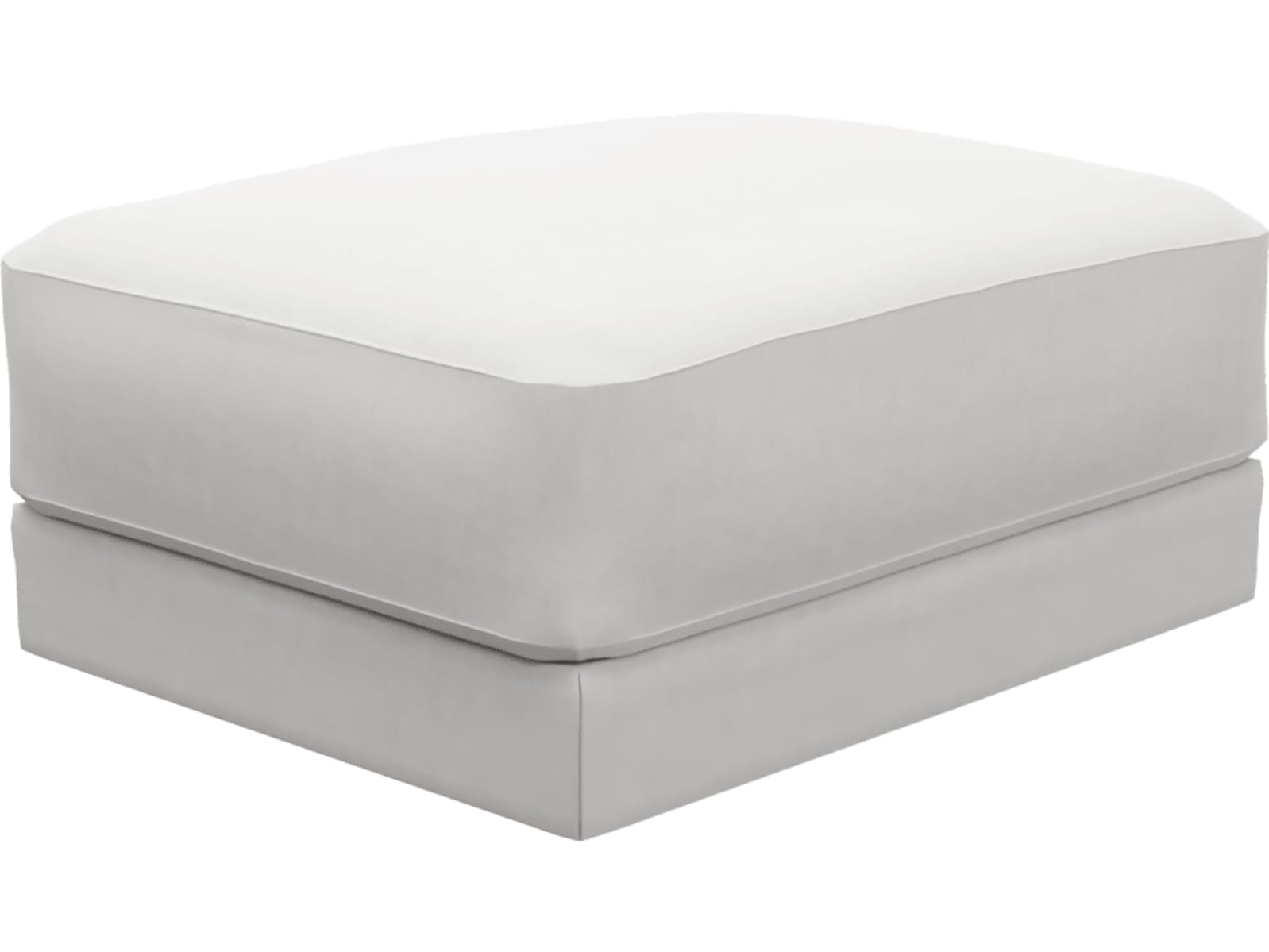 Monica Muse Frost Ottoman color Muse Frost