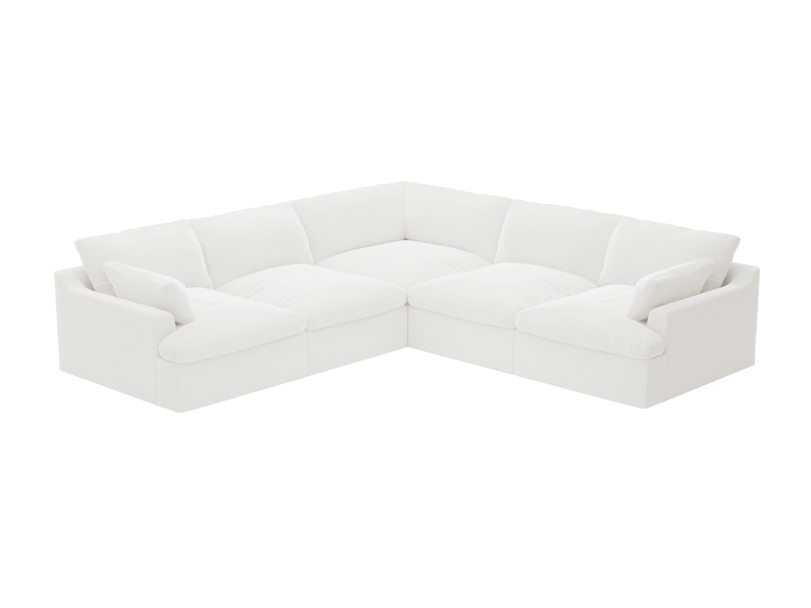 Retreat Tribute Ice Corner Sofa - 5 Seater color Tribute Ice