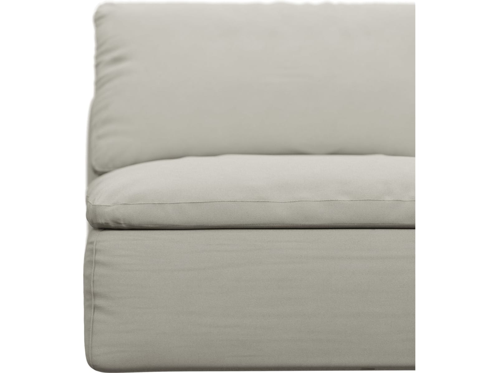 Cloud Deep Armless Module California Ivory color California Ivory