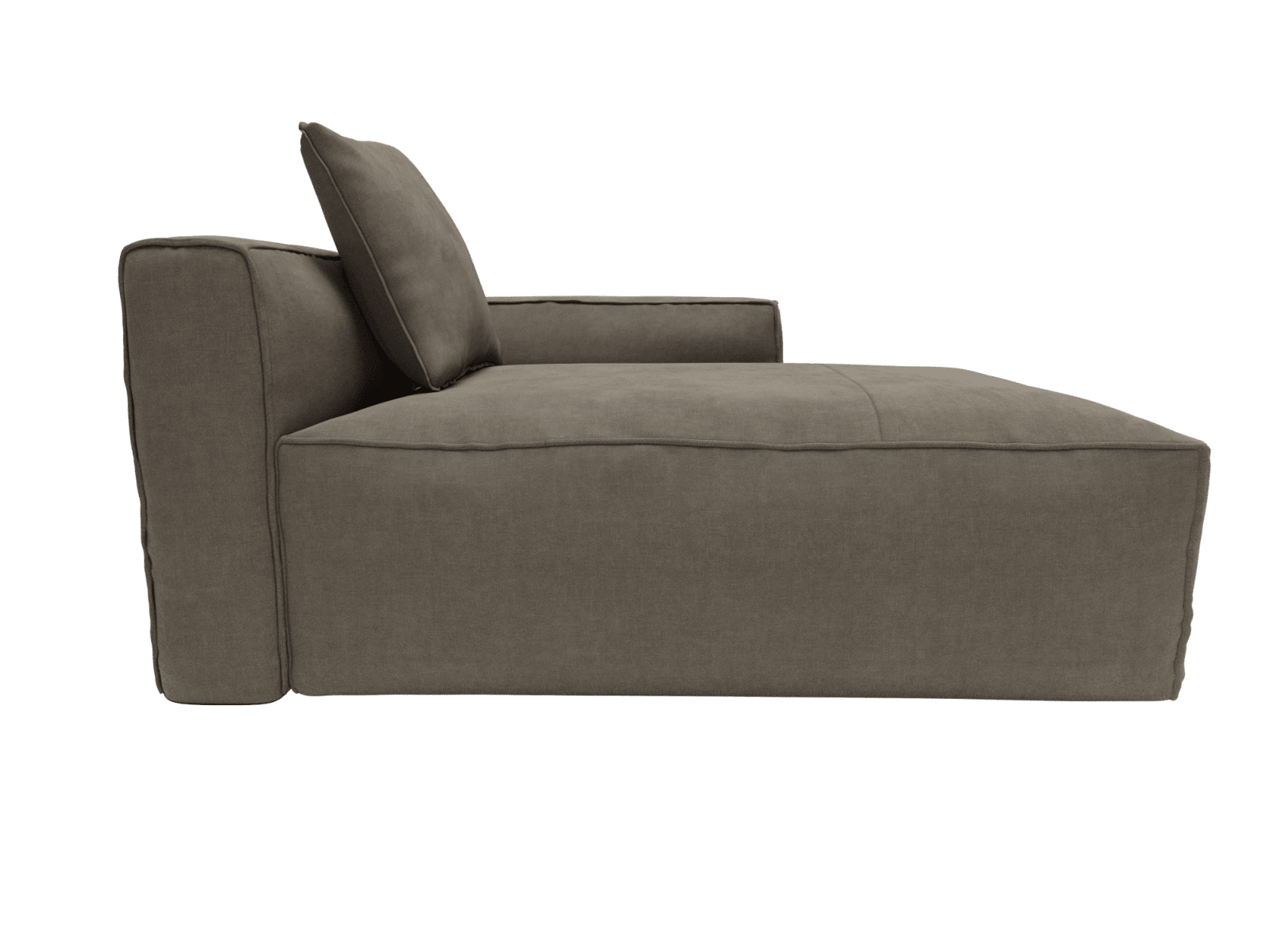 Riley Apt Muse Mink Chaise Right Arm Facing Sofa Module color Muse Mink