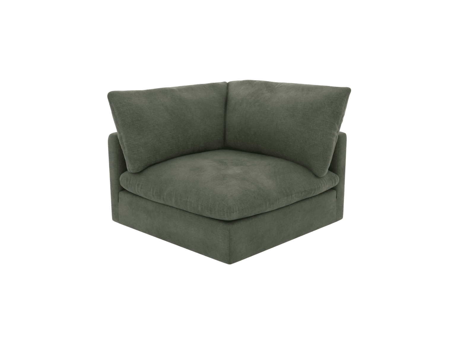 Willow Tribute Dark Jade Corner Sofa Module color Tribute Dark Jade
