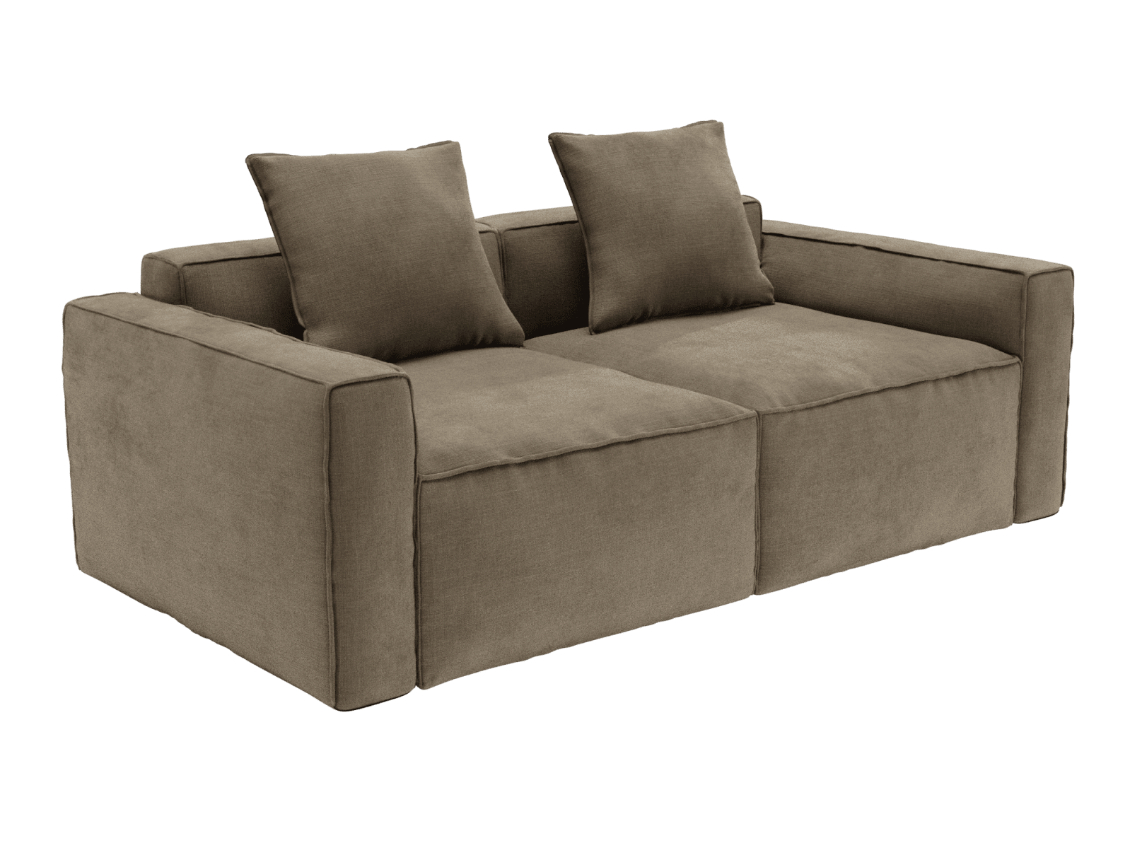 Riley Apt Tribute Walnut Sofa - 2 Seater color Tribute Walnut