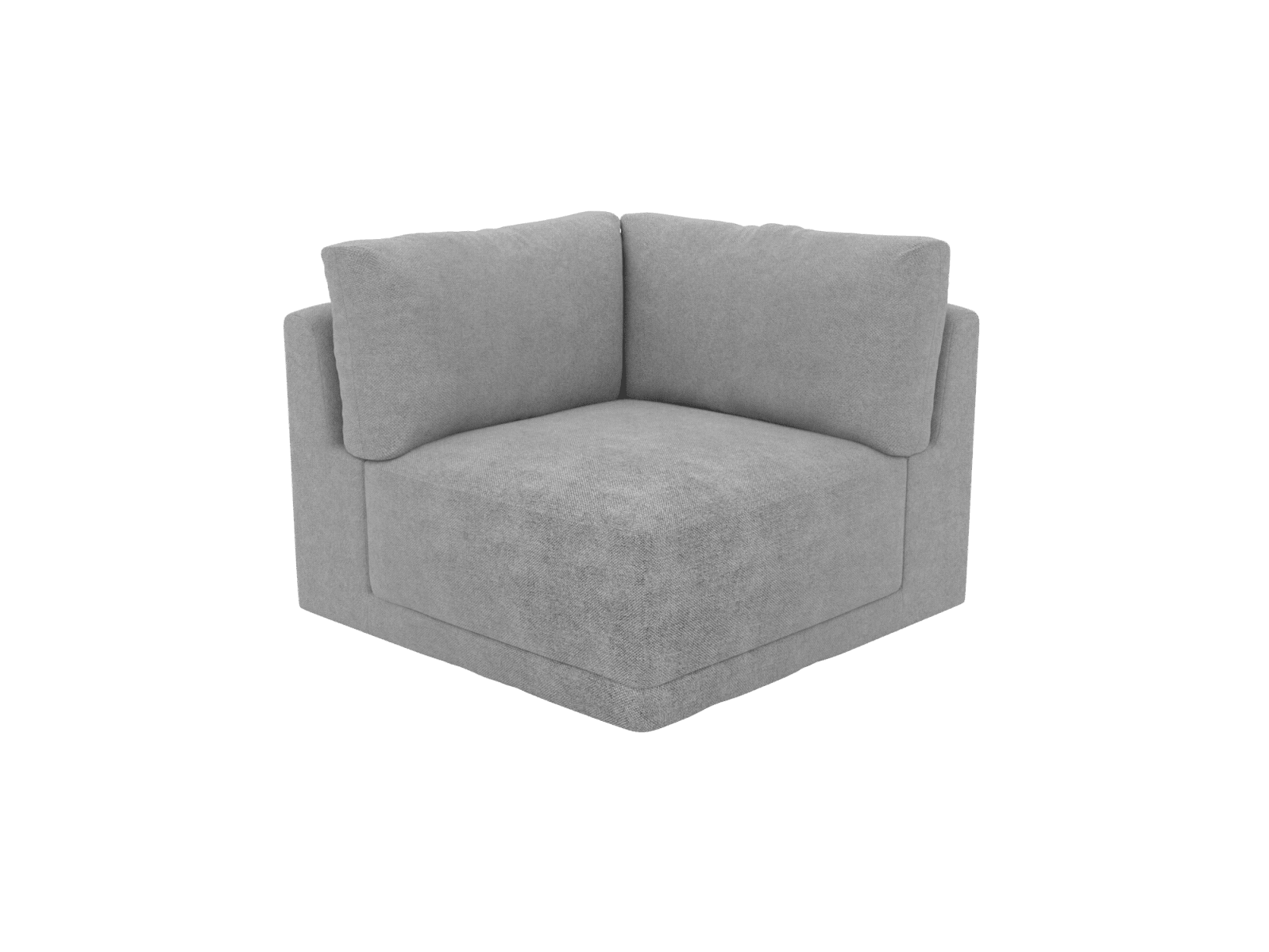 Haven California Slate Corner Sofa Module color California Slate