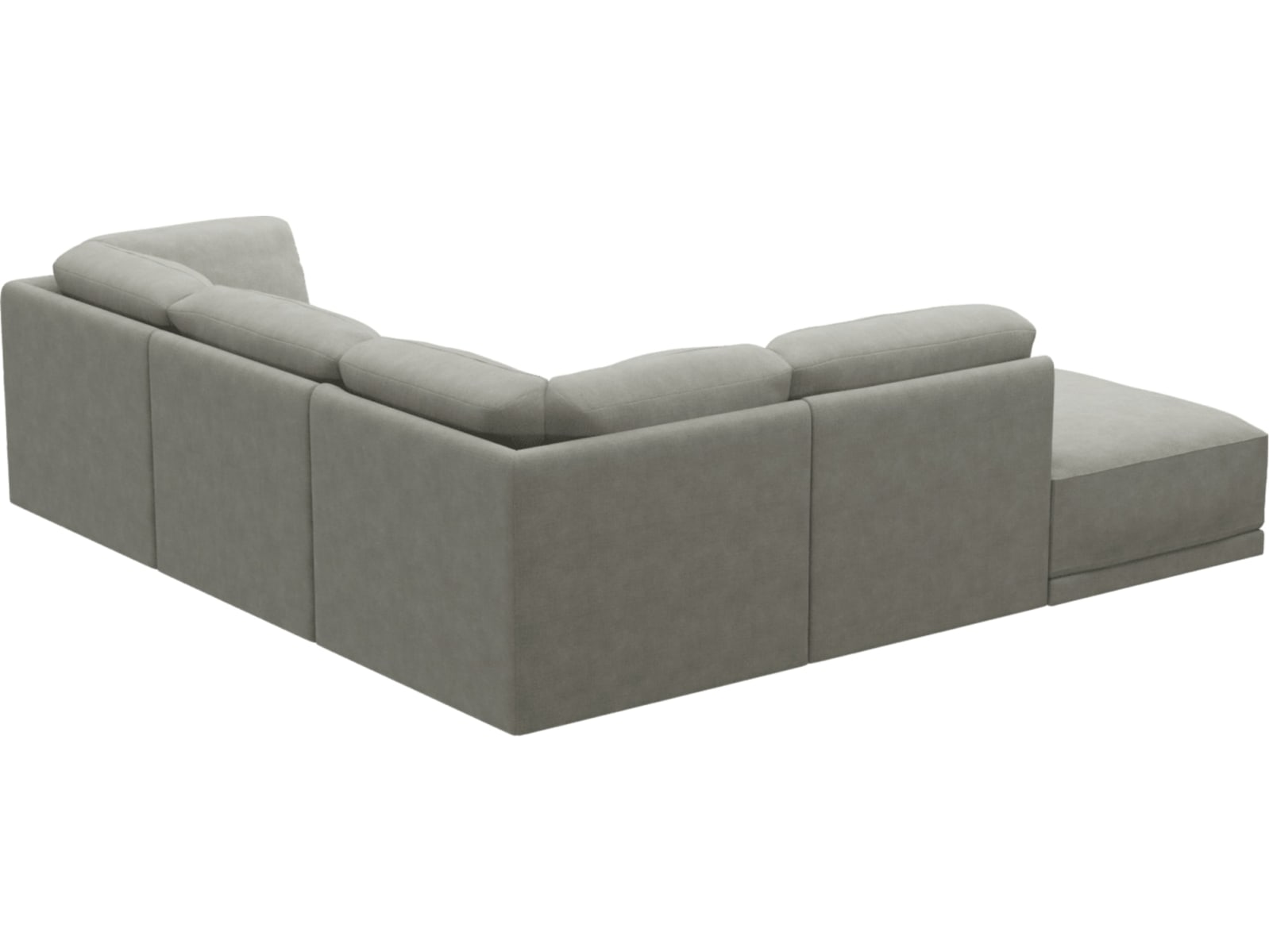 Emily Modular Sofa Toorak Pebble - 5 Piece color Toorak Pebble