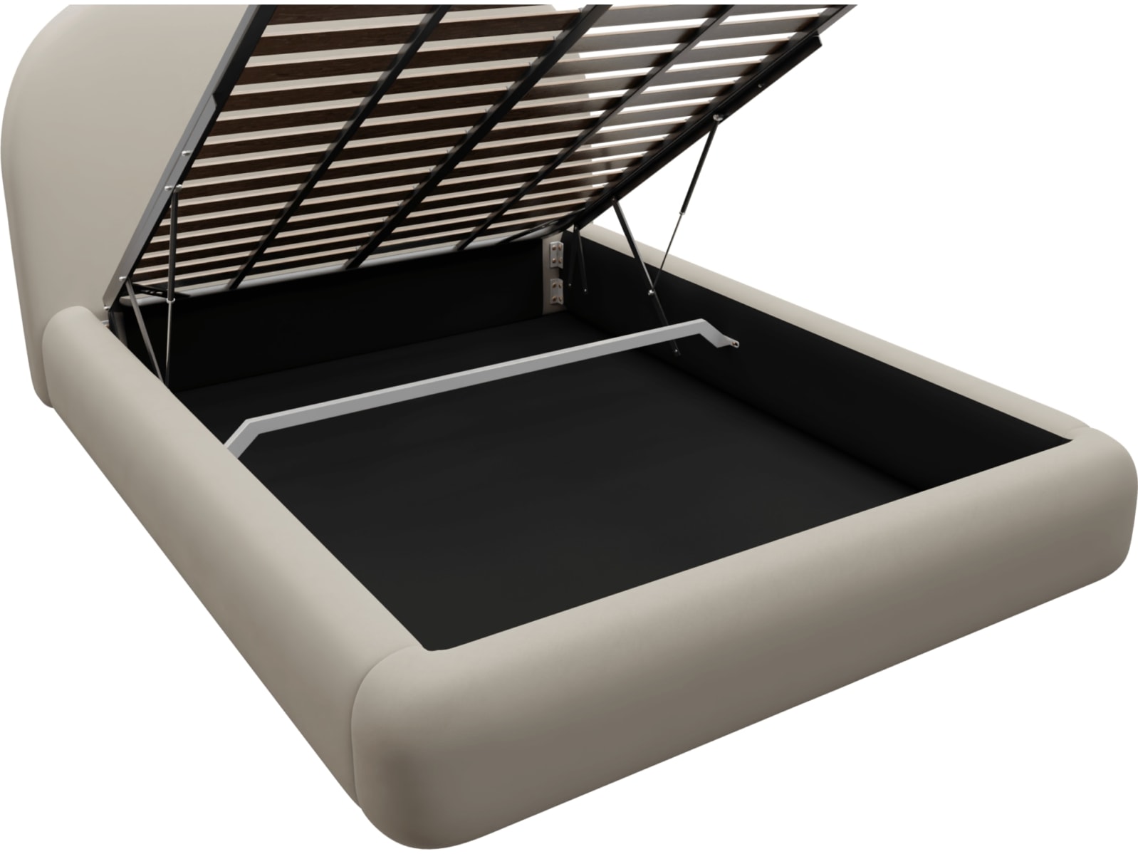 Capri Gas Lift Bed Isla Sea Pearl color Isla Sea Pearl
