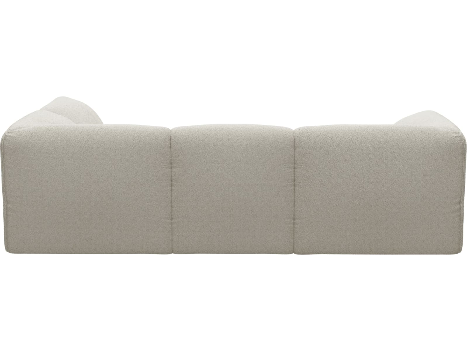Kai Boucle Ivory Modular Sofa - 4 Seater color Boucle Ivory
