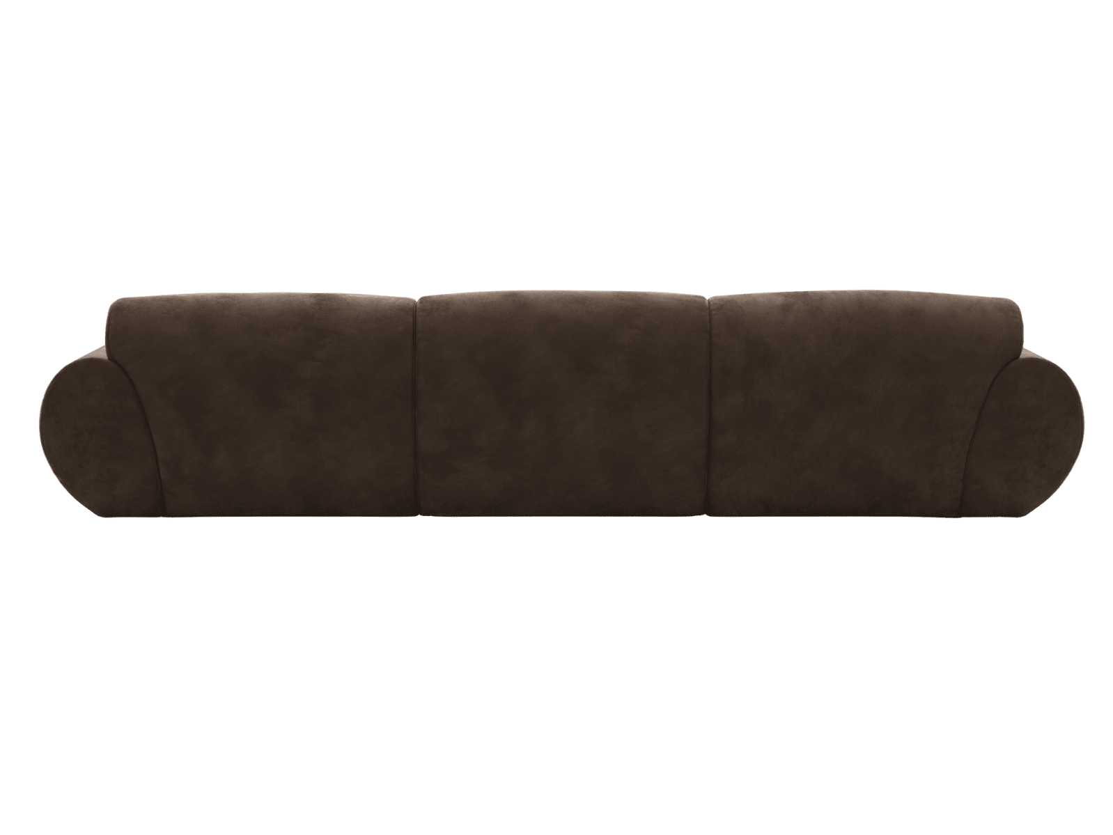 Malmo Muse Chocolate Chaise Sofa - 3 Seater color Muse Chocolate