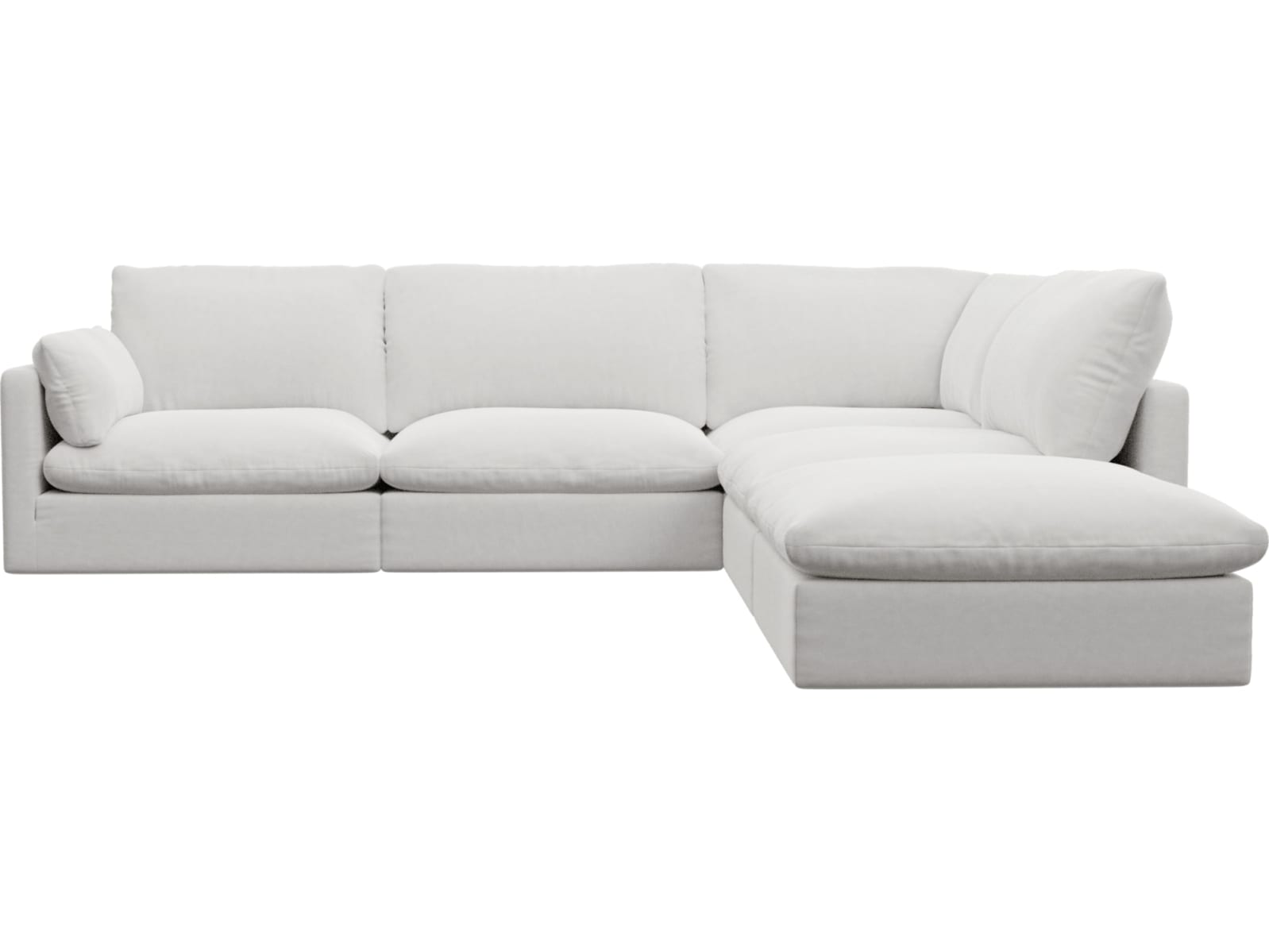 Willow Muse Frost Modular Sofa - 5 Seater RAF Terminal color Muse Frost