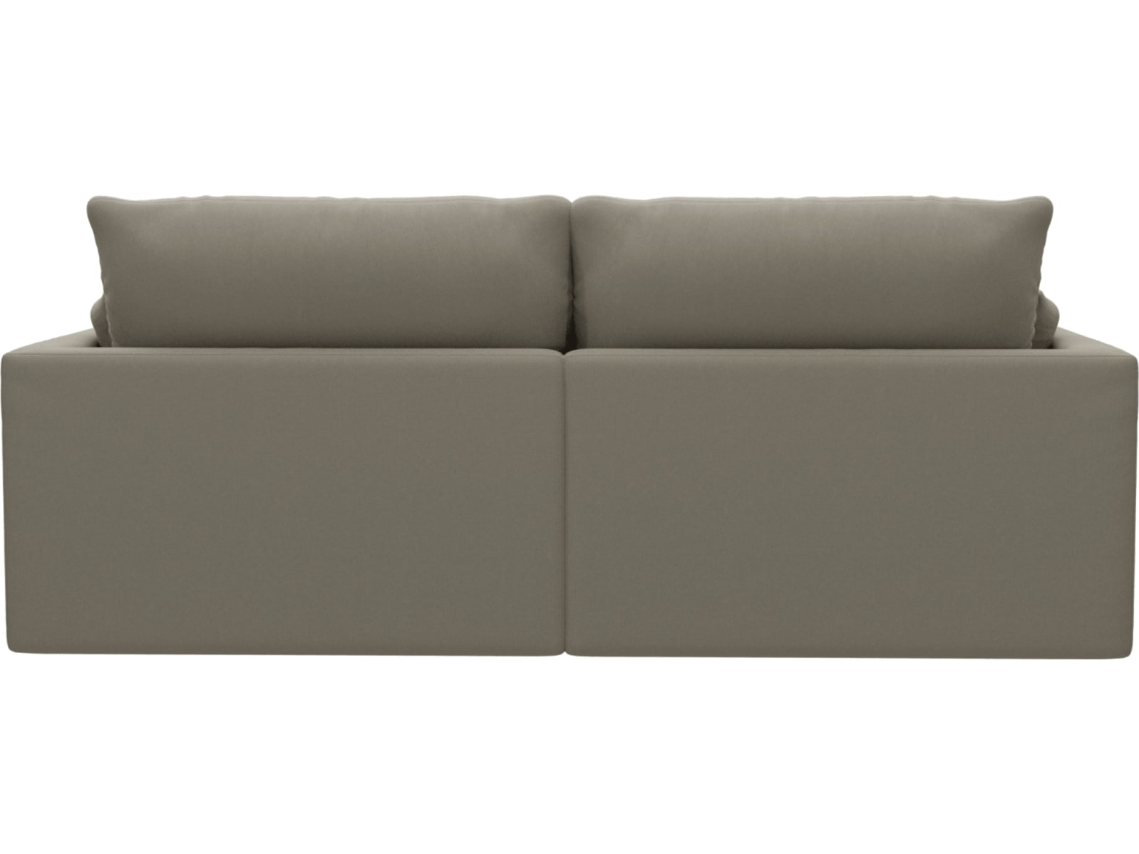 Willow Plaza Natural Modular Sofa - 2 Seater color Plaza Natural