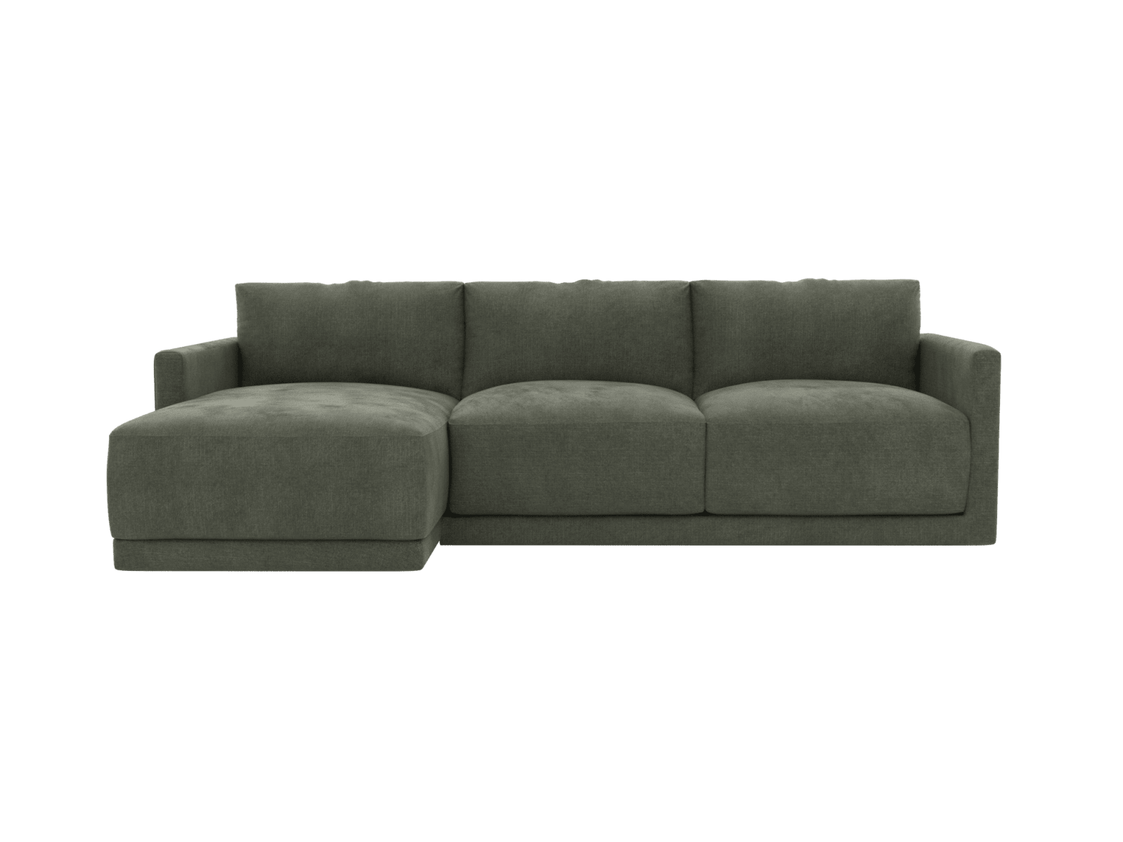 Haven Tribute Dark Jade 3 Seater Chaise Sofa color Tribute Dark Jade