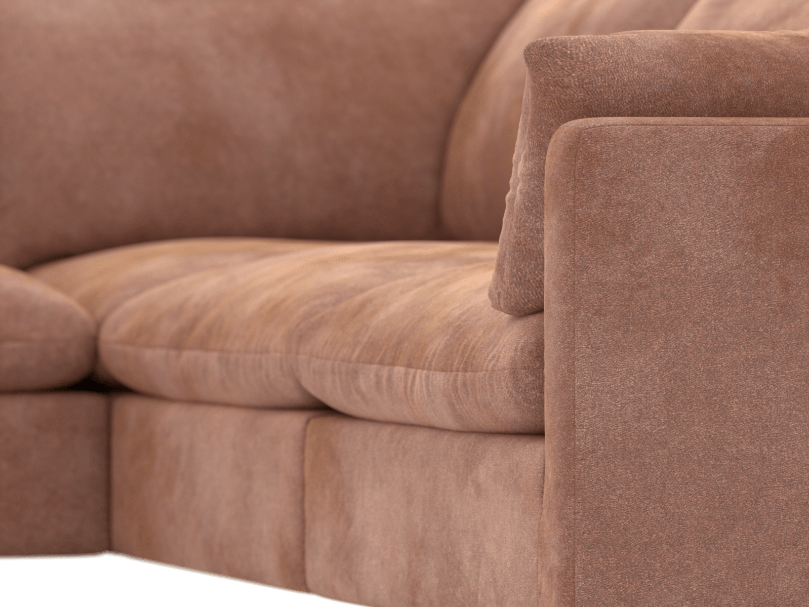 Willow Muse Dusk Modular Sofa - 4 Seater LAF Terminal color Muse Dusk