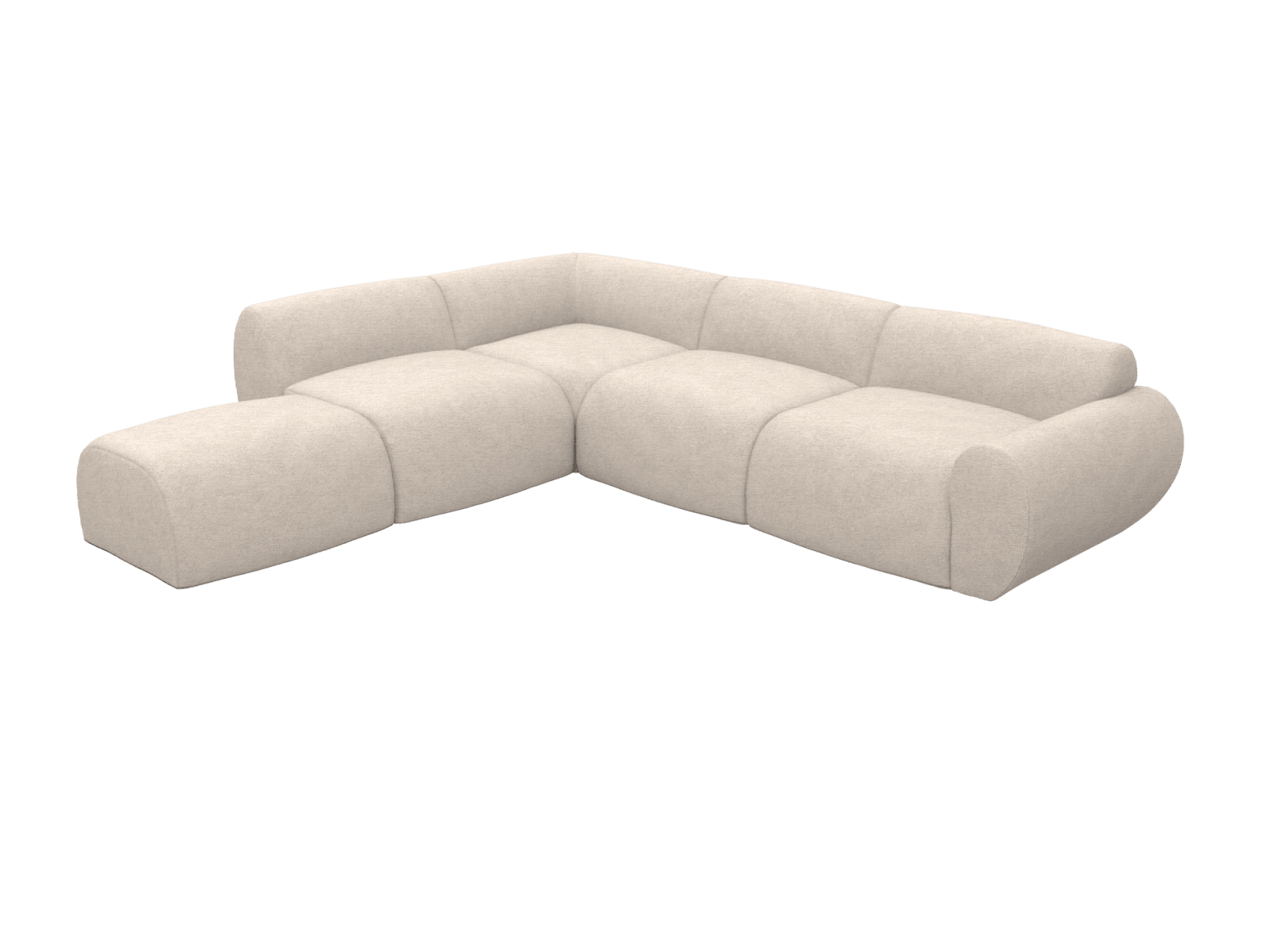 Malmo Noa Desert Sofa - 5 Seater LAF Terminal color Noa Desert