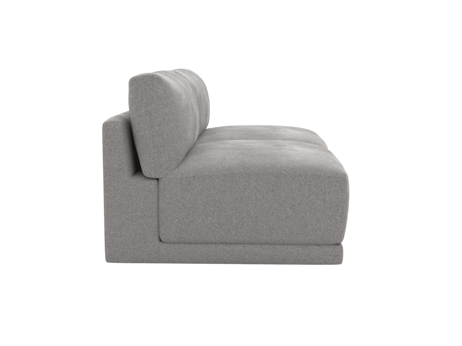 Haven Toorak Pebble 2 Seater Armless Sofa Module color Toorak Pebble