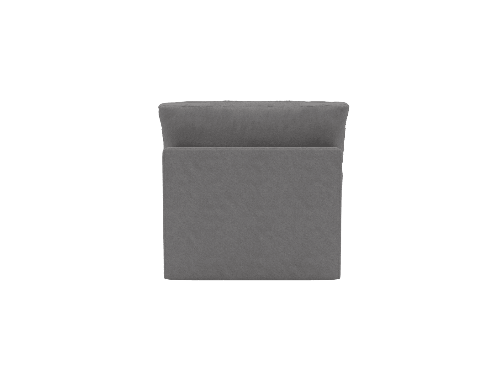 Retreat View Steel Armless Sofa Module color View Steel