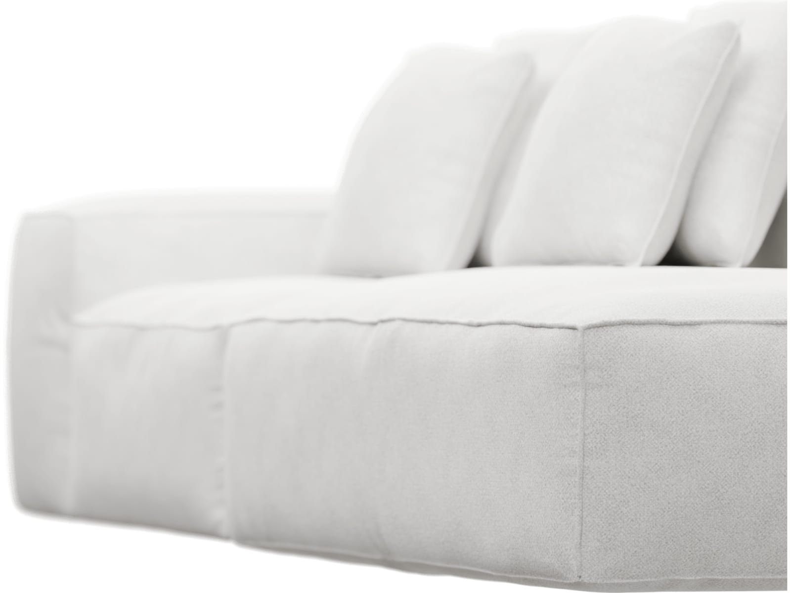 Riley Noa Fog Modular Sofa - 1x Arm, 1x Armless, 1x Right Terminal color Noa Fog