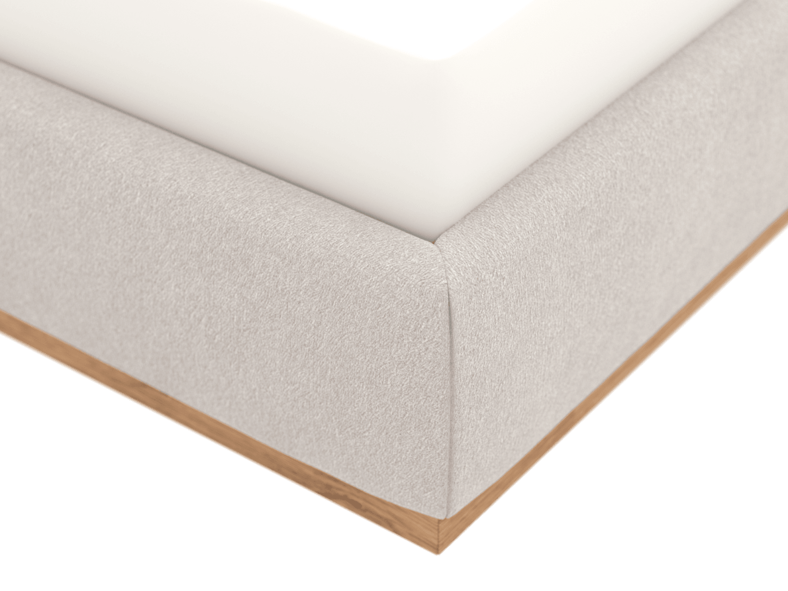 Haven Gas Lift Bed Toorak Pearl Queen color Toorak Pearl