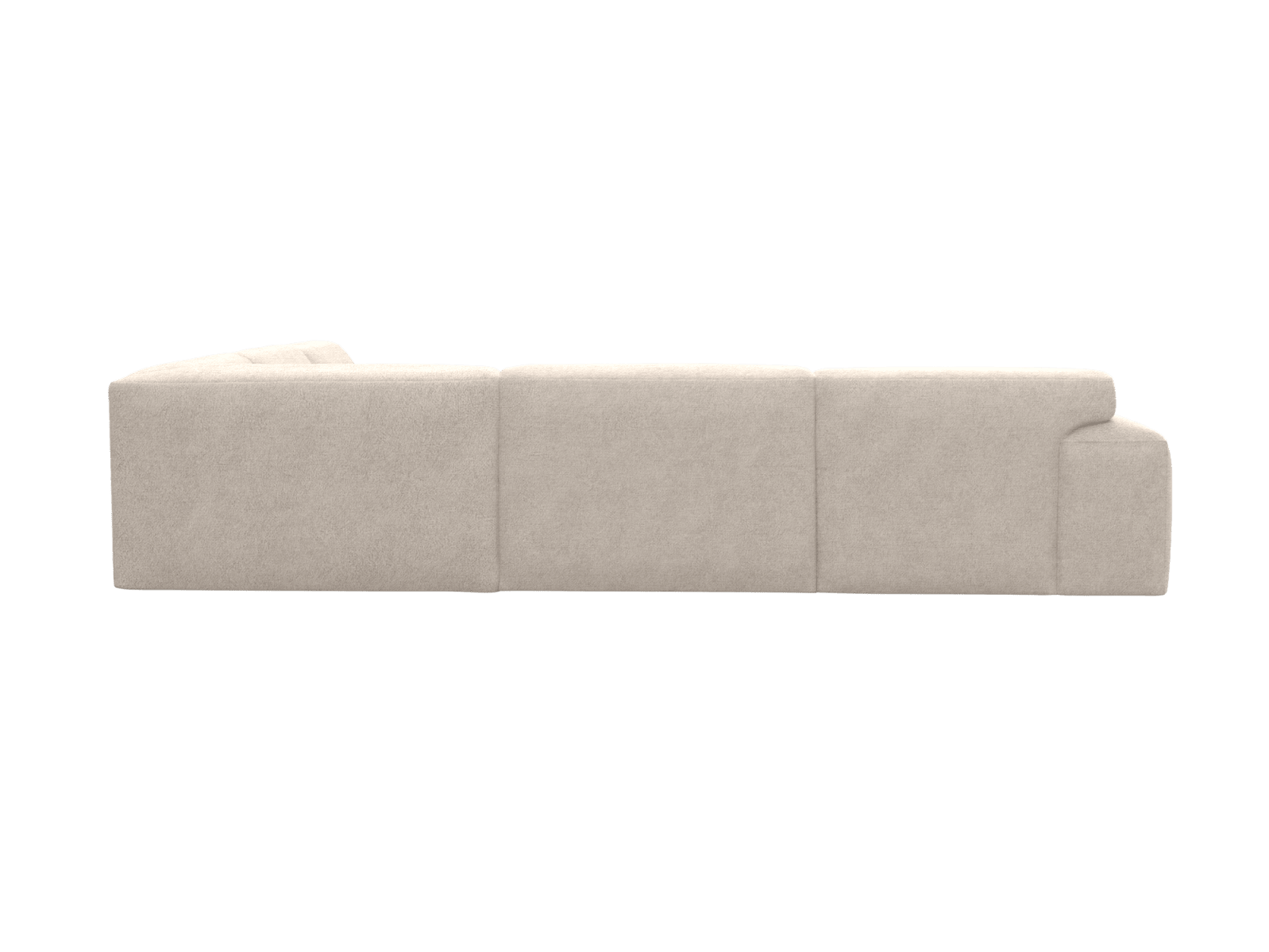 Copenhagen Noa Desert Sofa - 5 Seater Wedge Corner Sofa color Noa Desert