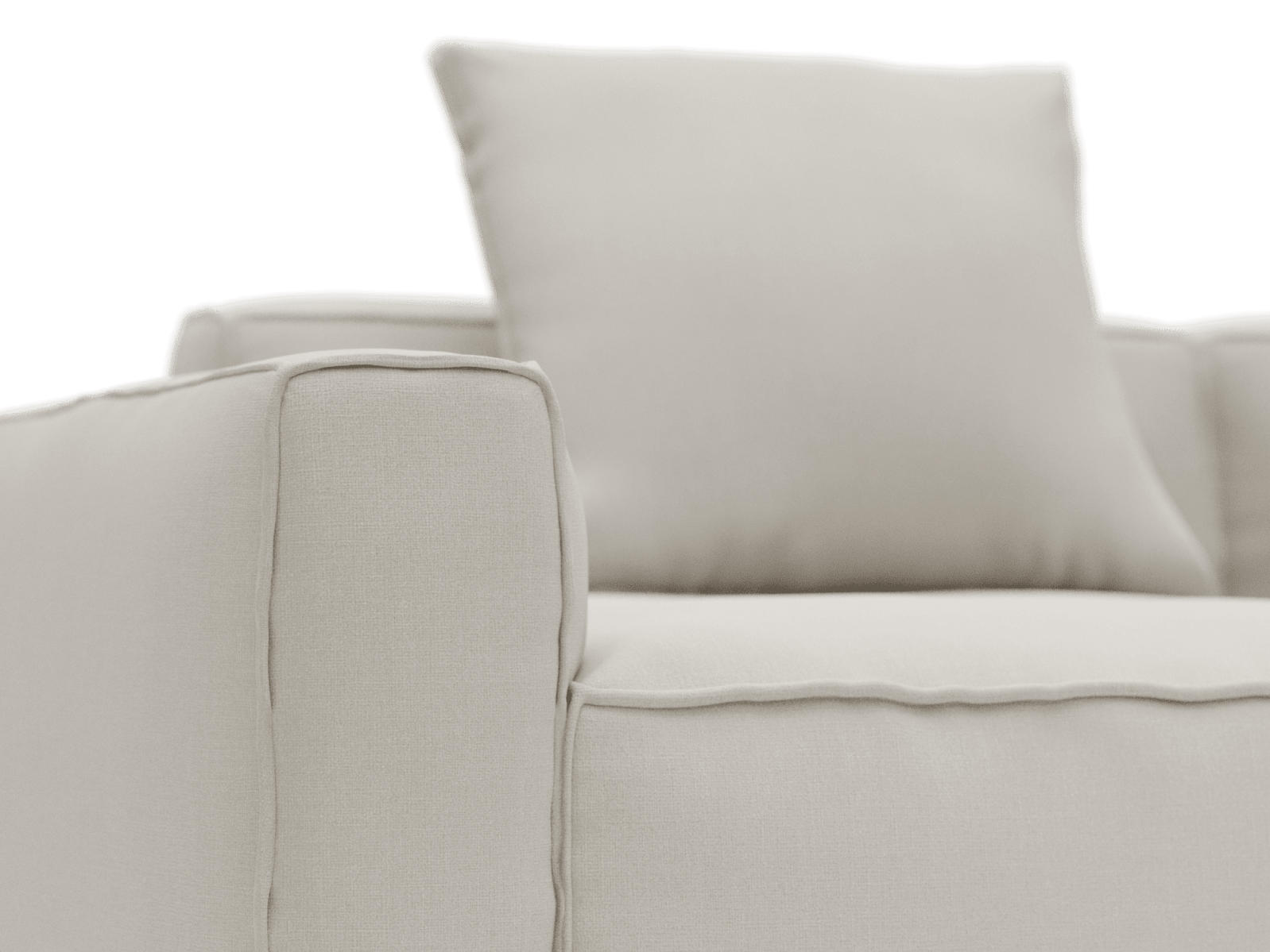 Riley Apt Santa Fe Sand Sofa - 3 Seater color Santa Fe Sand