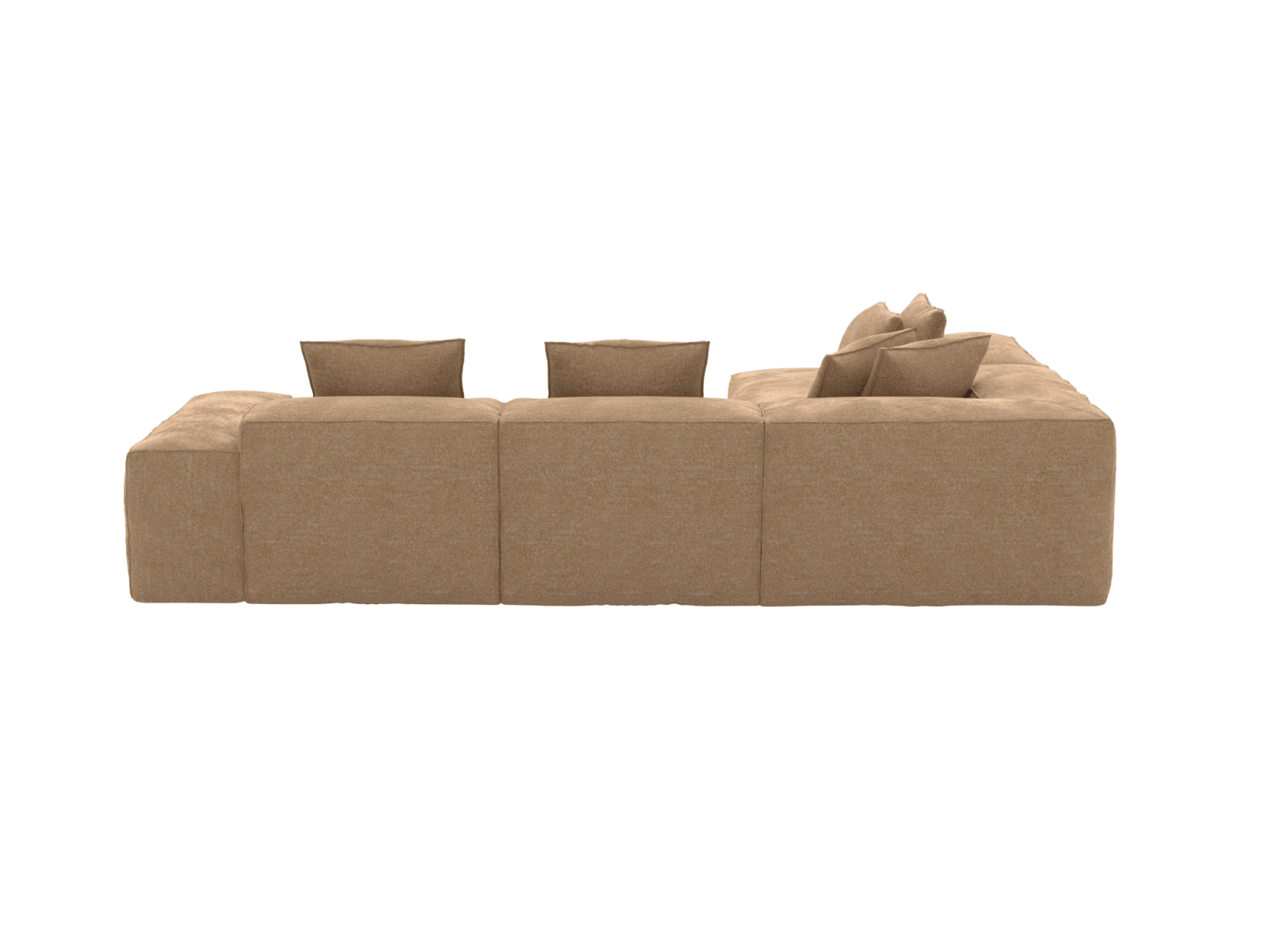 Riley Avon Honey Corner Modular Sofa with Left Terminal - 5 Seater color Avon Honey