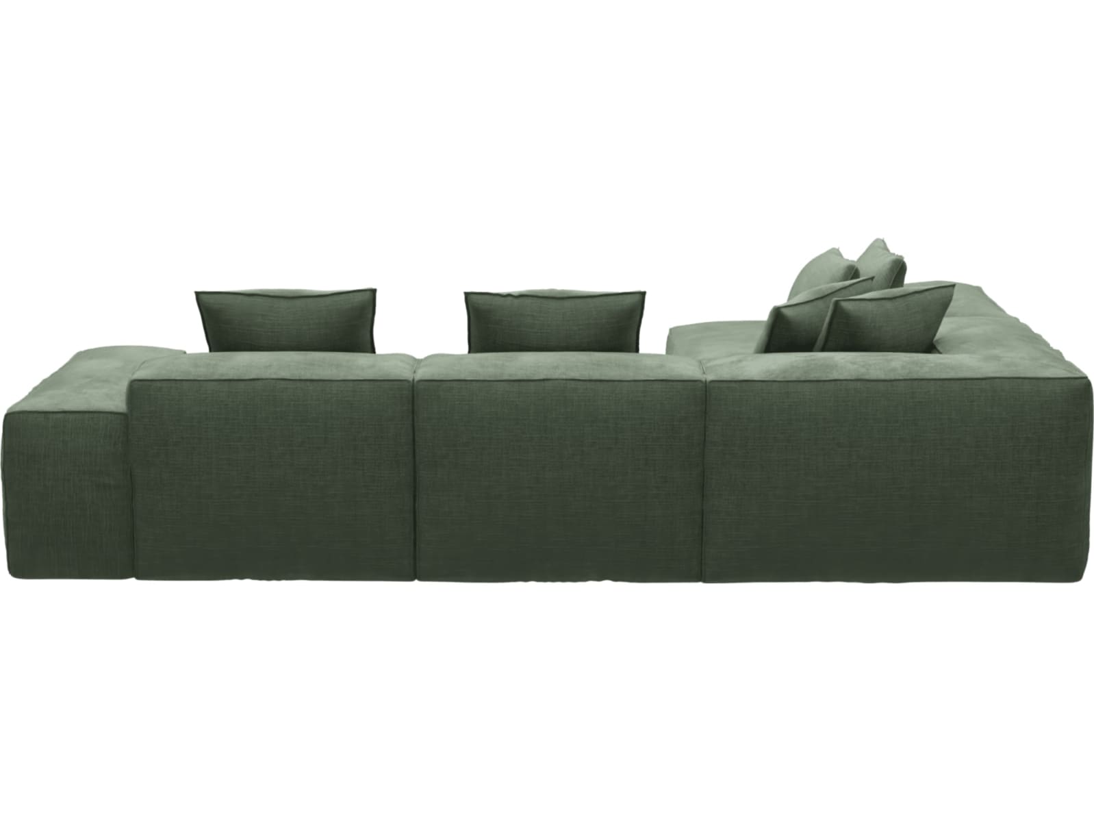 Riley Tribute Dark Jade Modular Sofa - Arm, 2x Armless, Corner, Left Terminal color Tribute Dark Jade