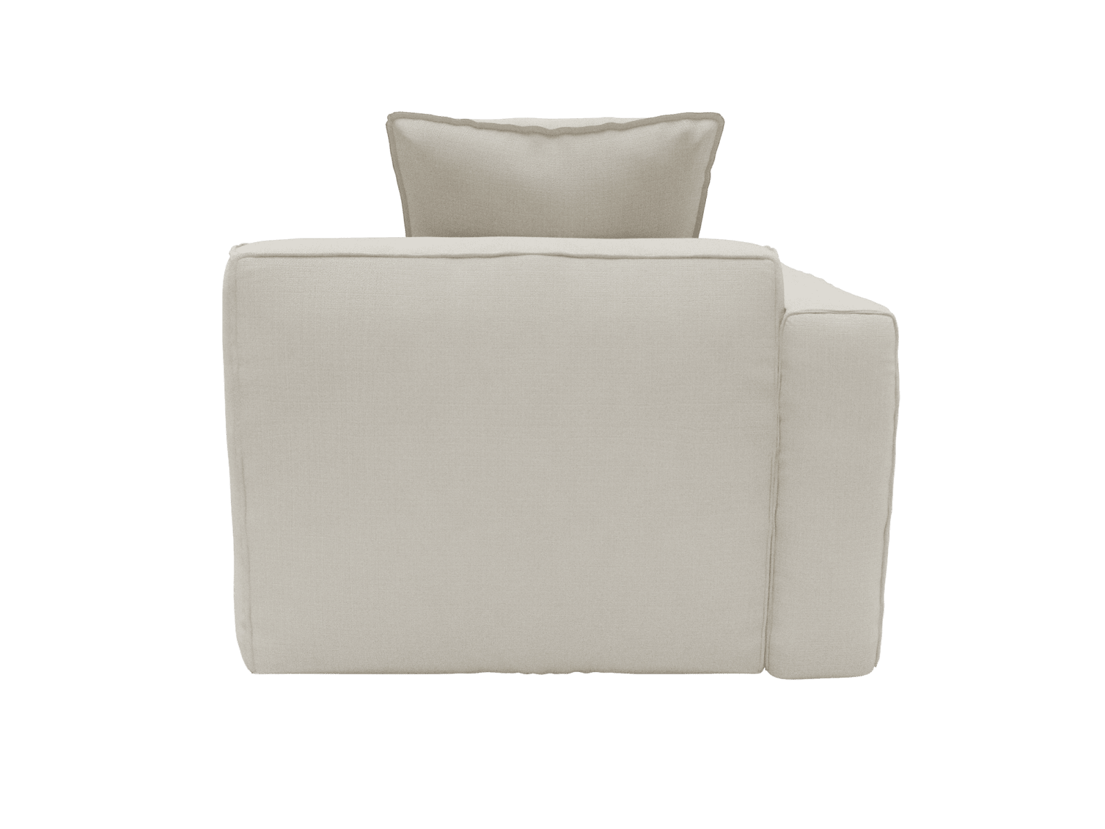 Riley Apt Toorak Pearl Left Arm Facing Chair Module color Toorak Pearl