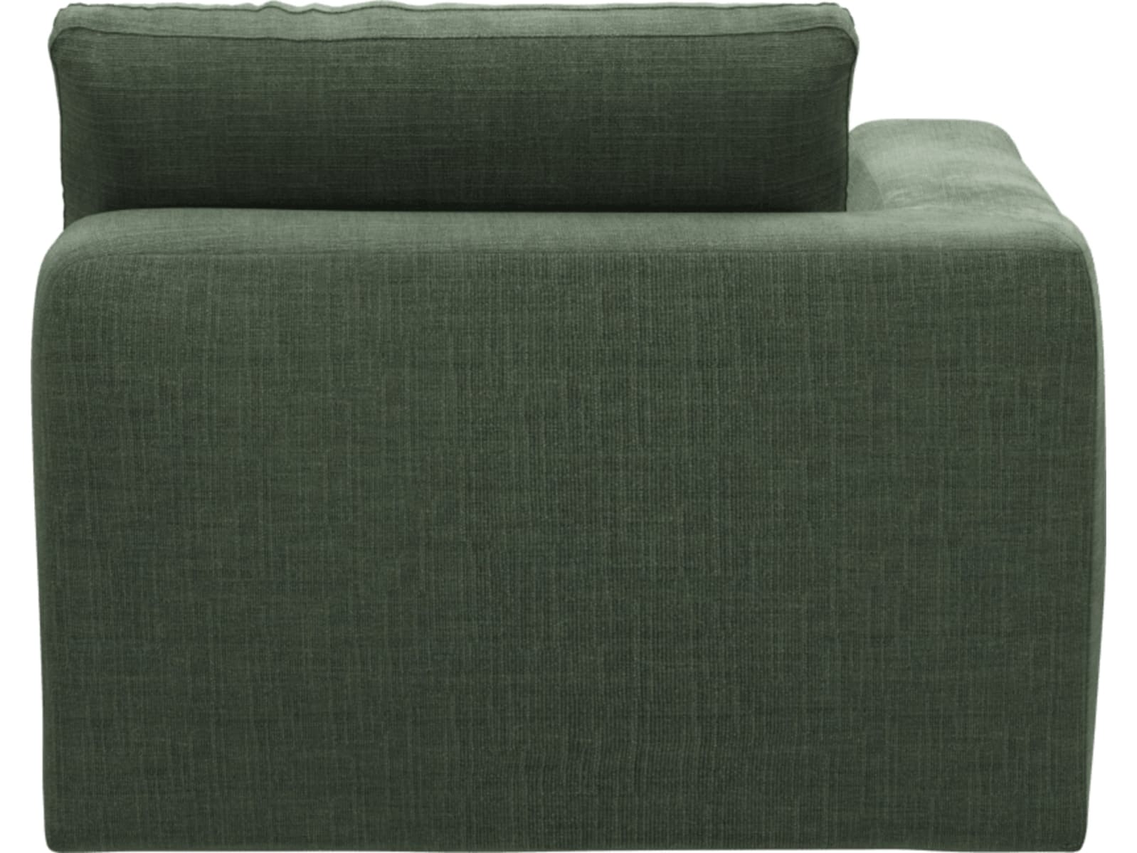 Cloud Deep Chaise Left Module Tribute Dark Jade color Tribute Dark Jade