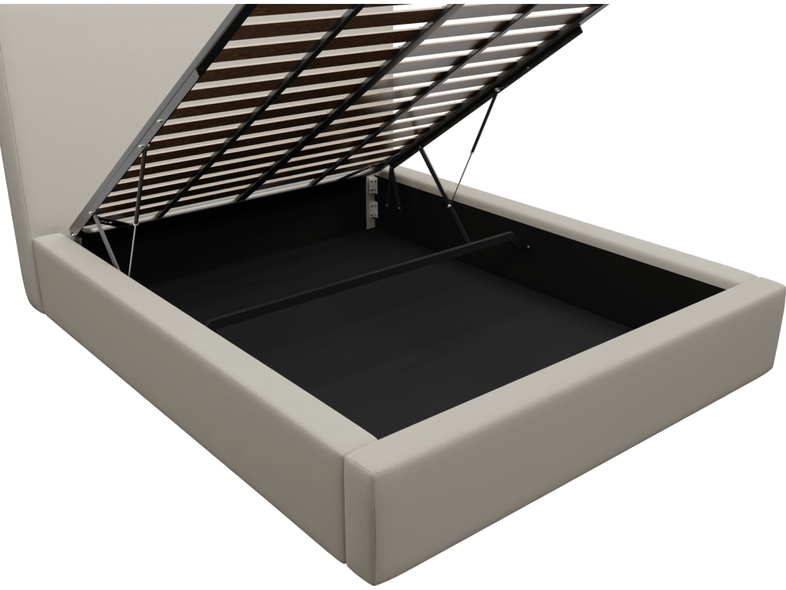 Felix Gas Lift Bed View Cream color View Cream