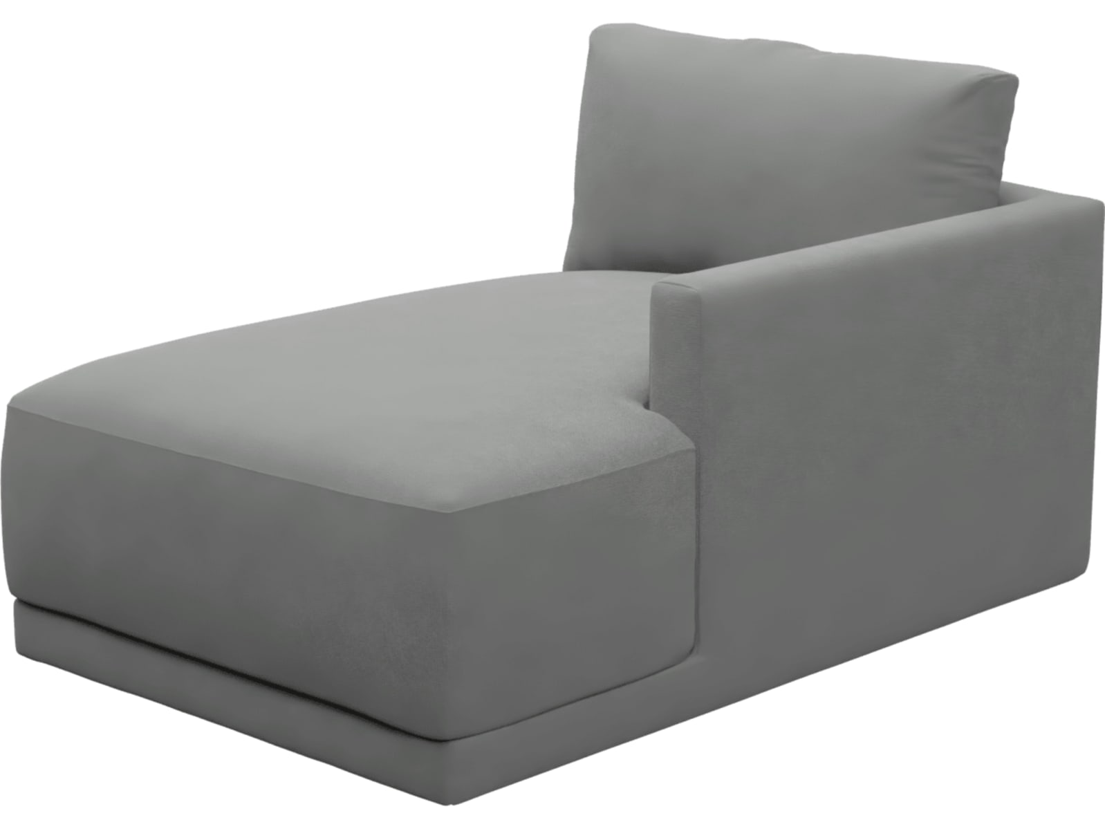 Haven Maya Flint Right Arm Facing Chaise Sofa Module color Maya Flint