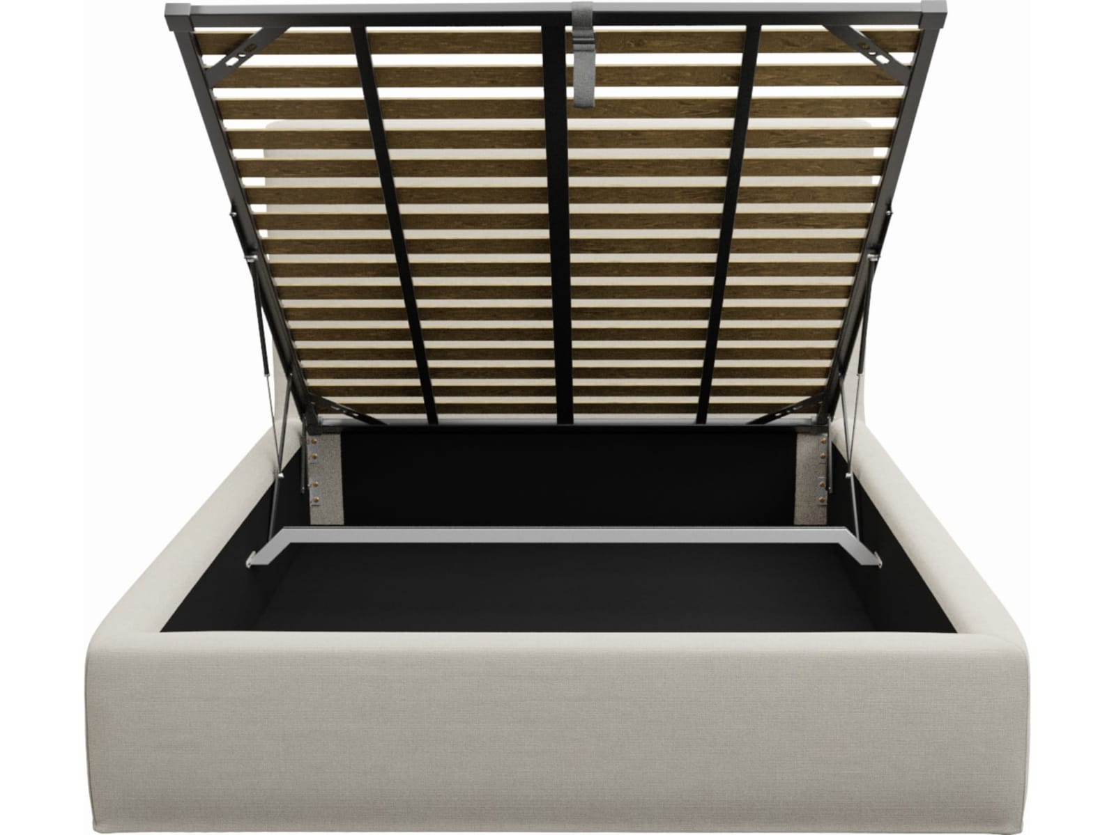 Willow Gas Lift Bed Toorak Pearl color Toorak Pearl