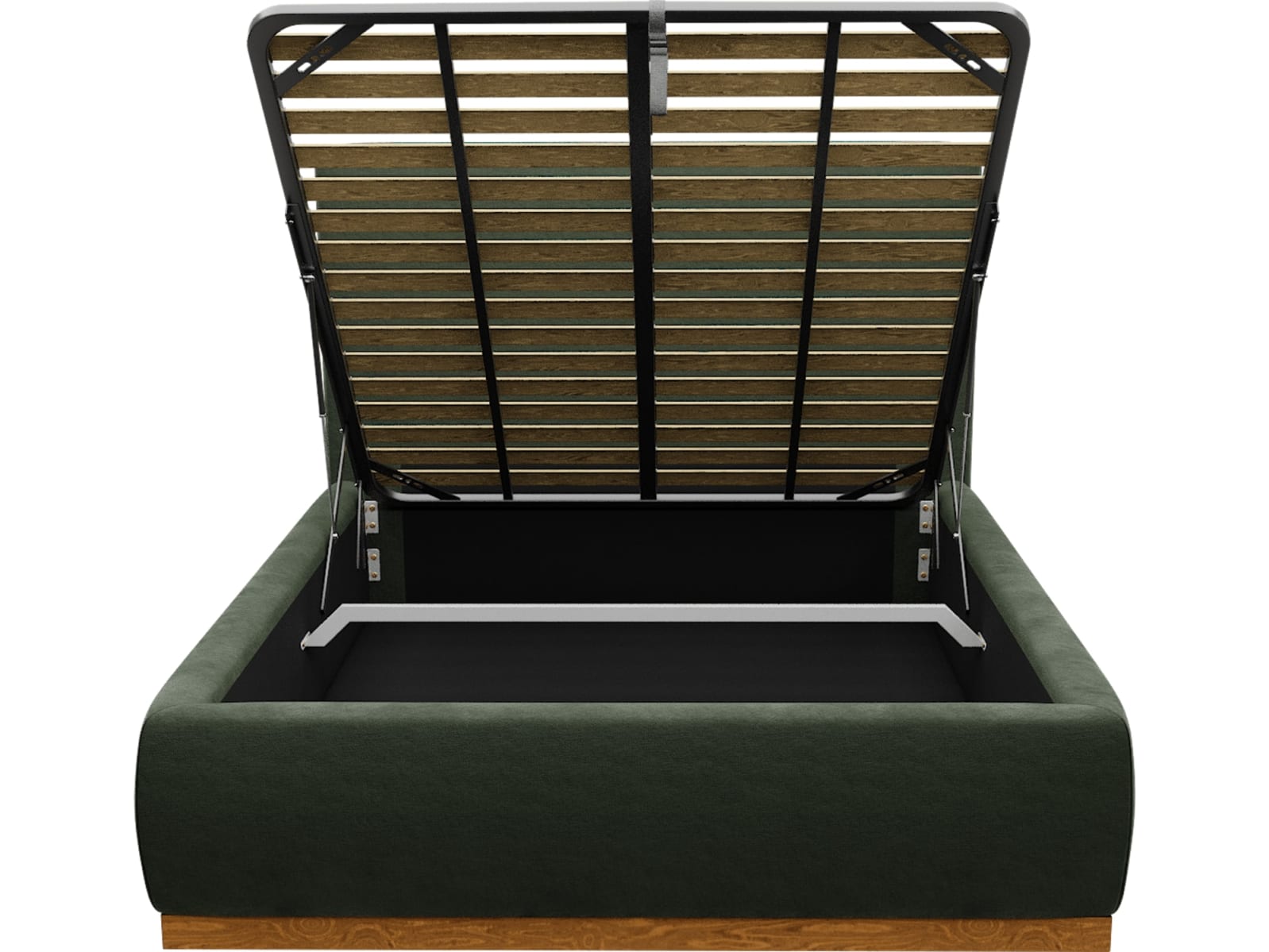 Haven Dark Gas Lift Bed Muse Forest color Muse Forest