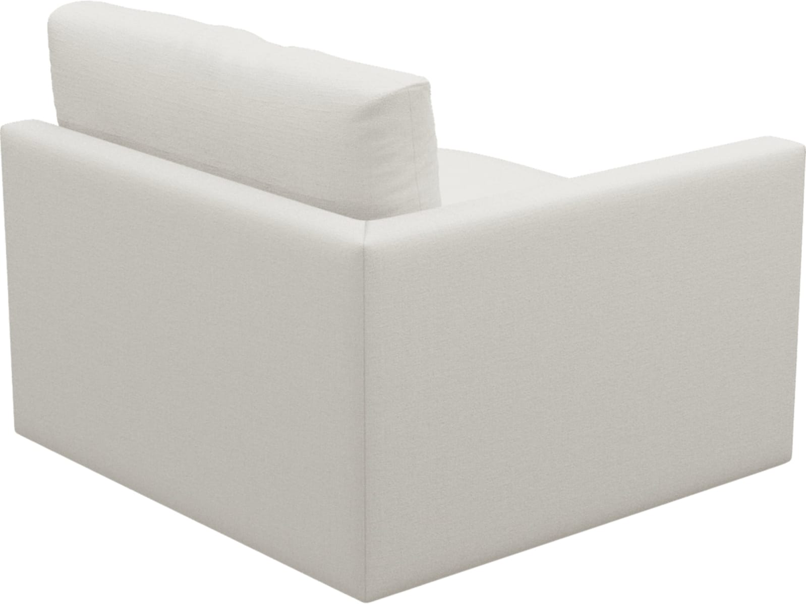 Haven Tribute Ice Left Arm Facing Chair Sofa Module color Tribute Ice