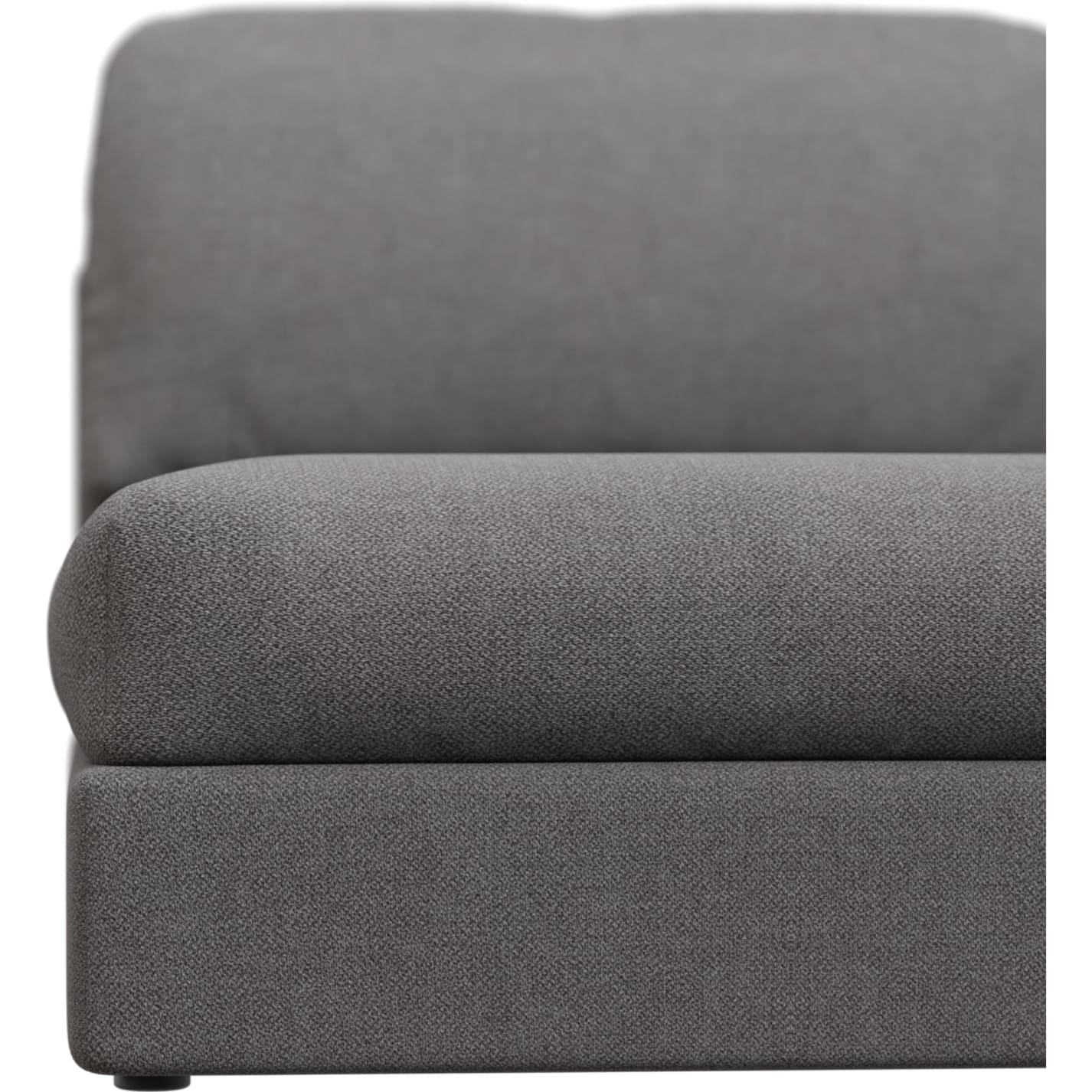 Finley California Slate Armless Sofa Chair Module color California Slate