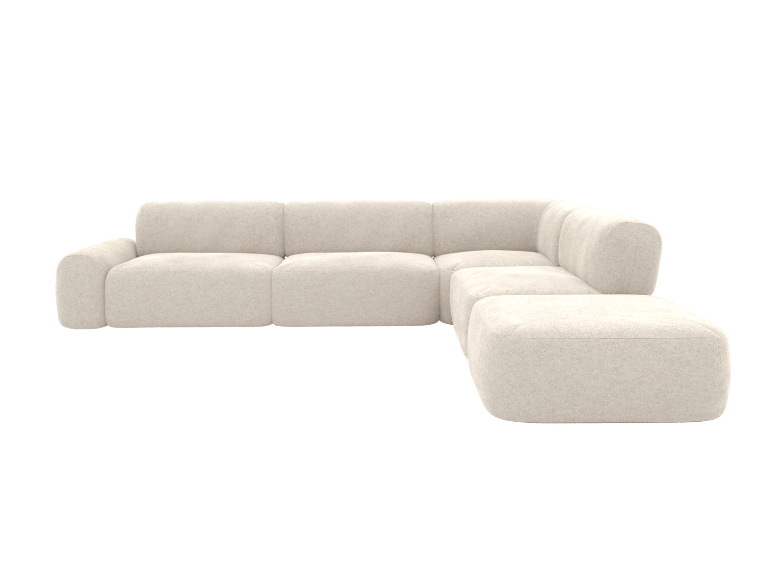Beckett Avon Mineral Modular Sofa - 6 Seater color Avon Mineral