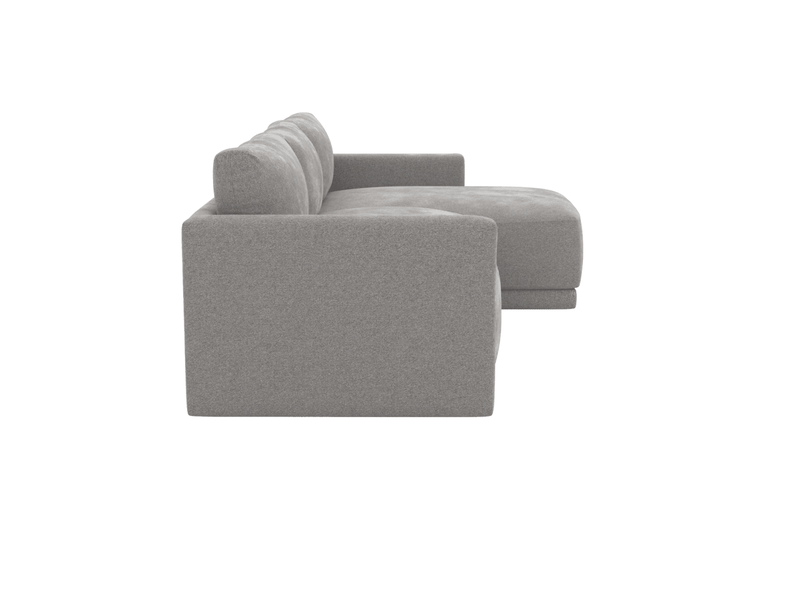 Haven Toorak Pebble 3 Seater Chaise Sofa color Toorak Pebble