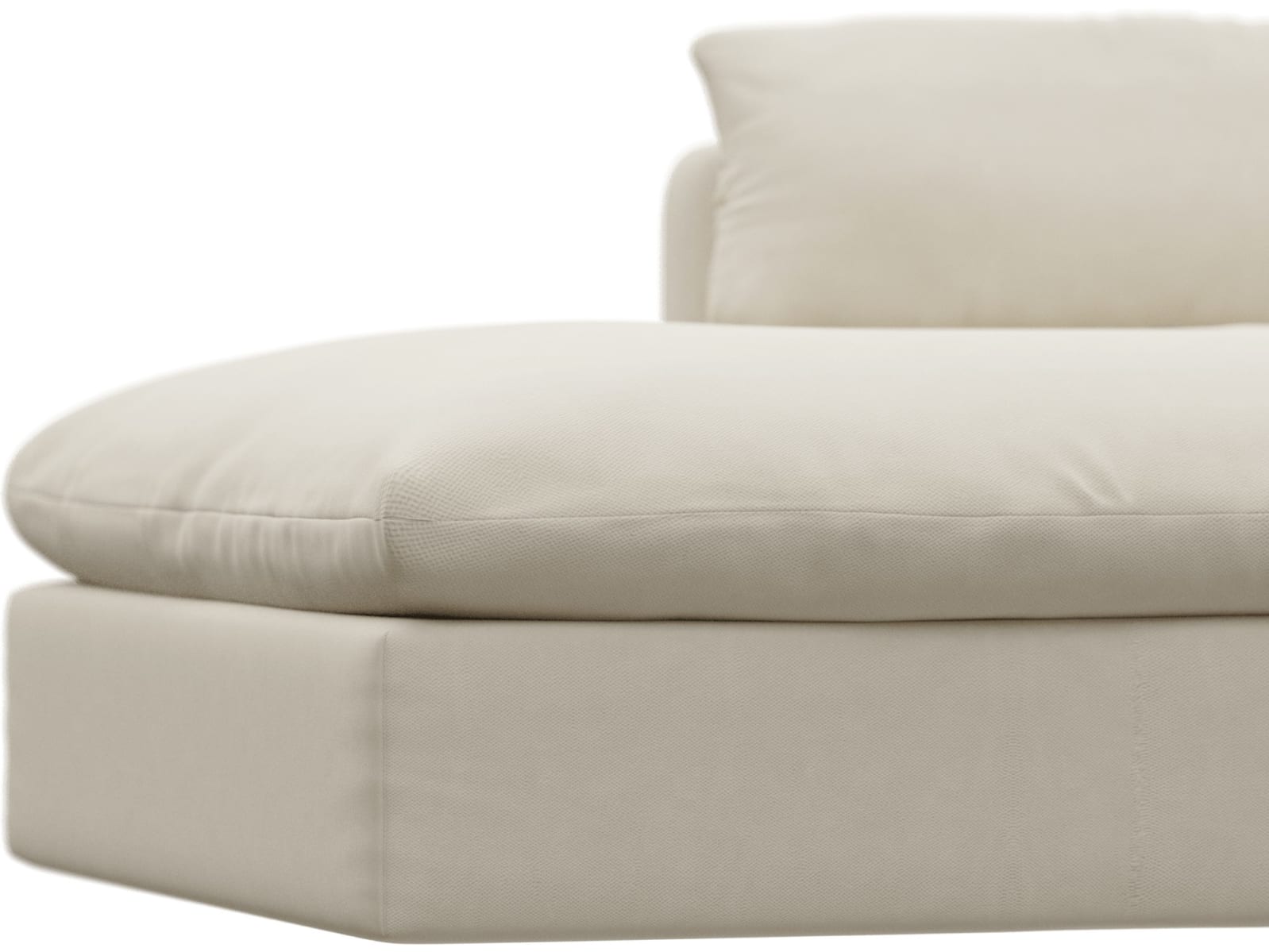 Willow Alpine Mist Chaise Left Arm Facing Sofa Module color Alpine Mist