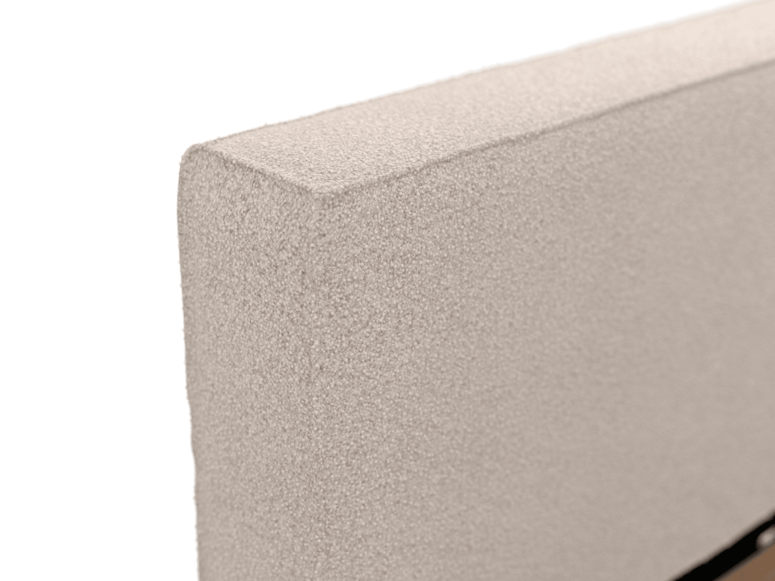 Riley Boucle Pumice Bed Frame color Boucle Pumice