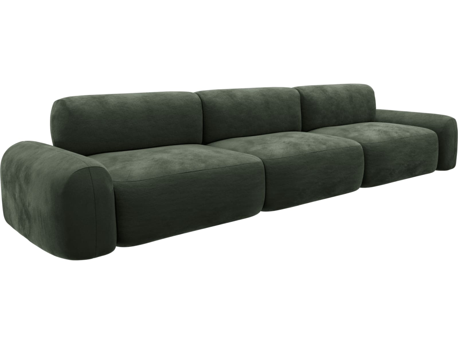 Beckett Muse Forest Modular Sofa - 3 Seater color Muse Forest