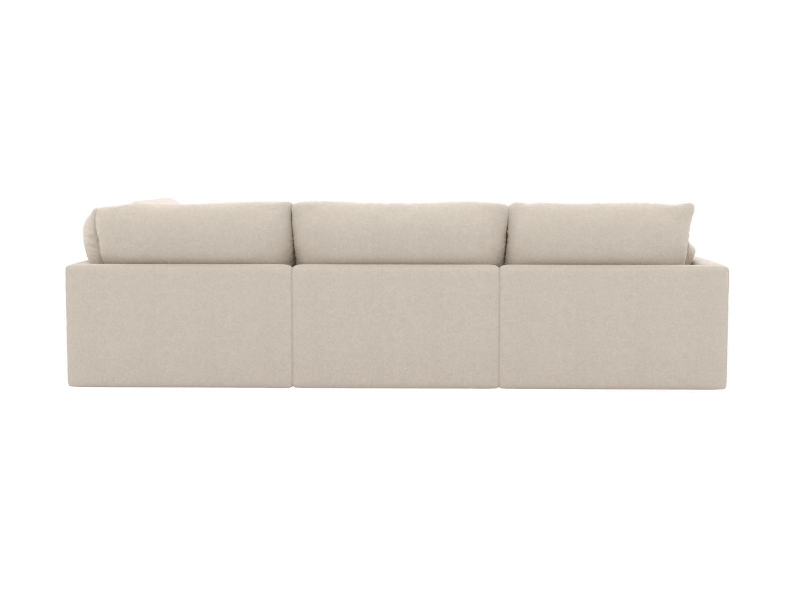 Willow Tribute Shell Corner Modular Sofa RAF Terminal - 4 Seater color Tribute Shell